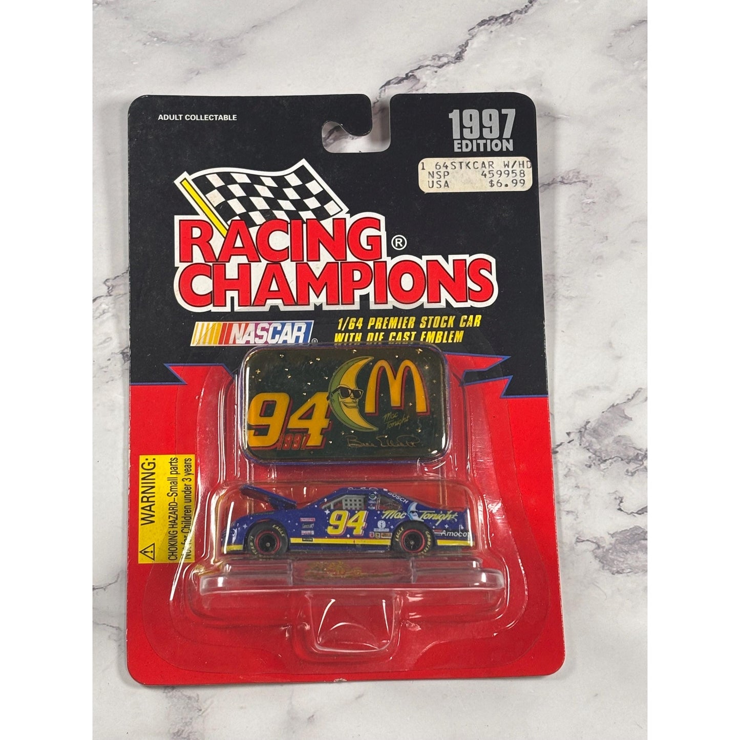 1997 Edition Racing Champion # 94 1:64th Premier Stock Car/Die Cast Emblem