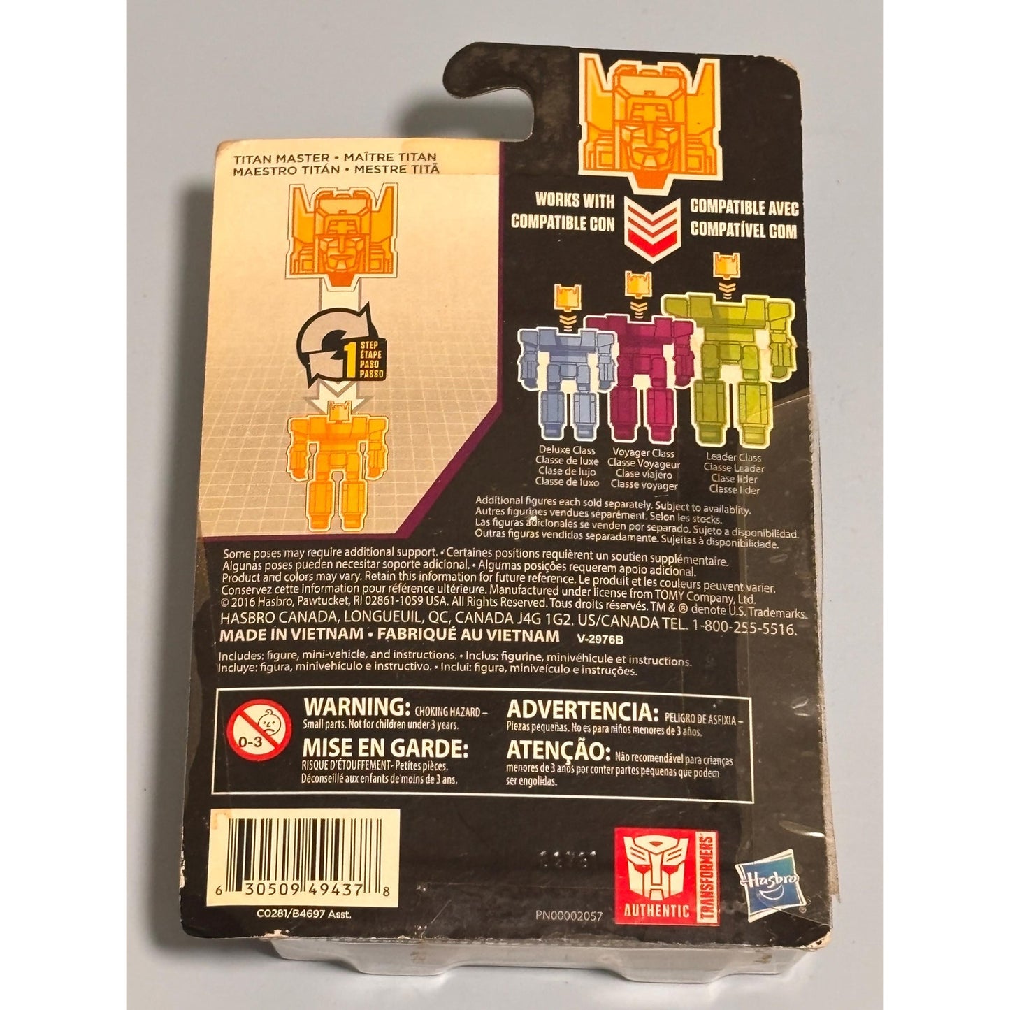 Transformers Titans Return DECEPTICON FANGRY Sealed On Card 2016 New