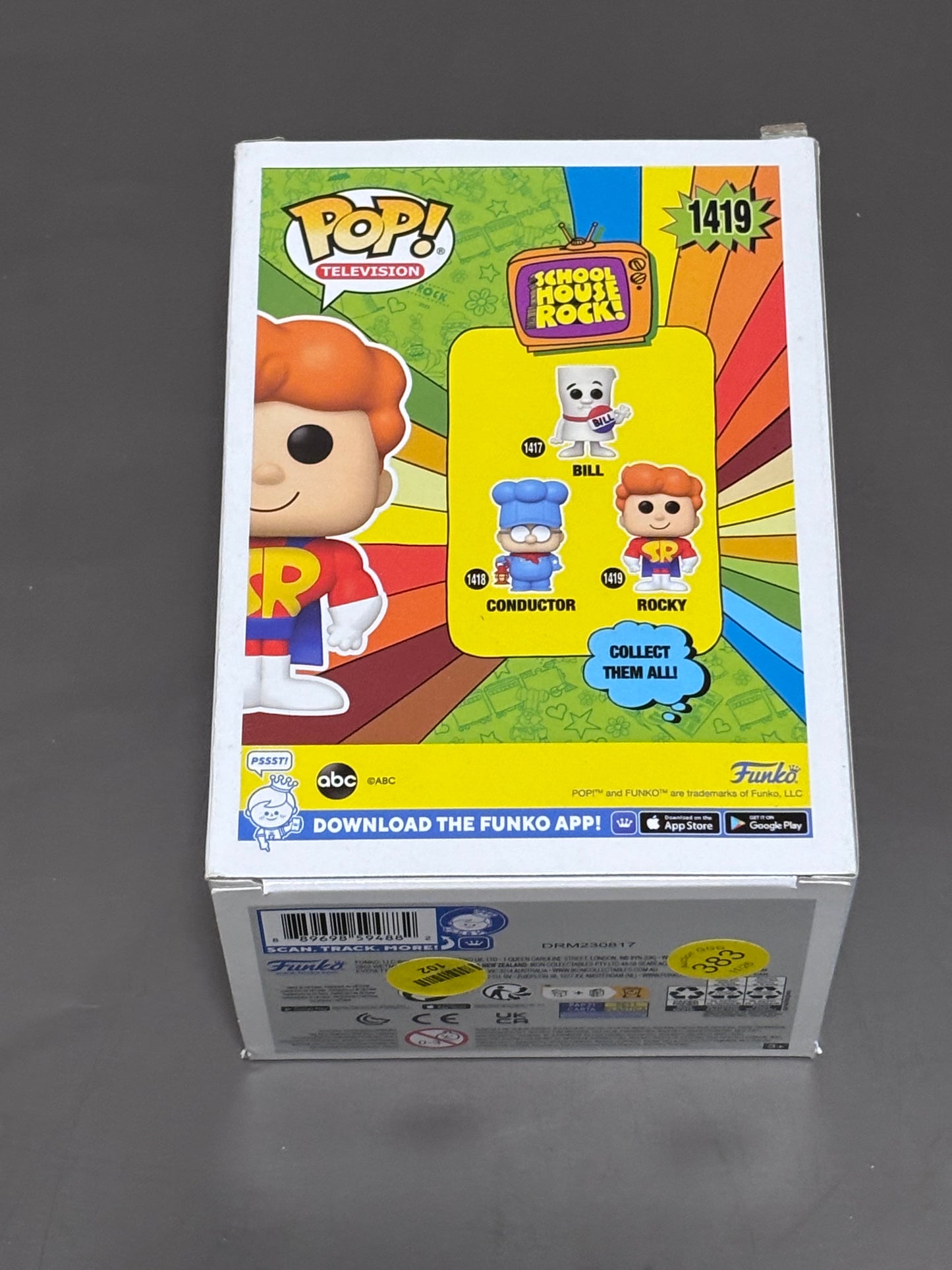 Funko Pop! Vinyl: Schoolhouse Rock! - Rocky #1419 - New