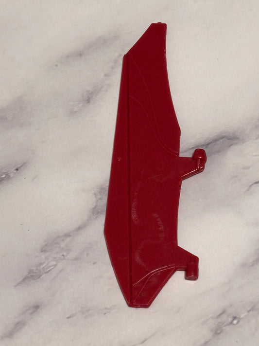 1988 Hasbro Gi Joe Cobra Bugg Dual Maroon Rudder Weapon Vehicle Part Vintage