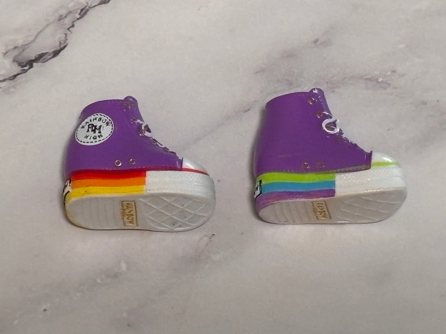 Rainbow High Deluxe Fashion Closet Doll Tennis Shoes Purple High Top Sneakers