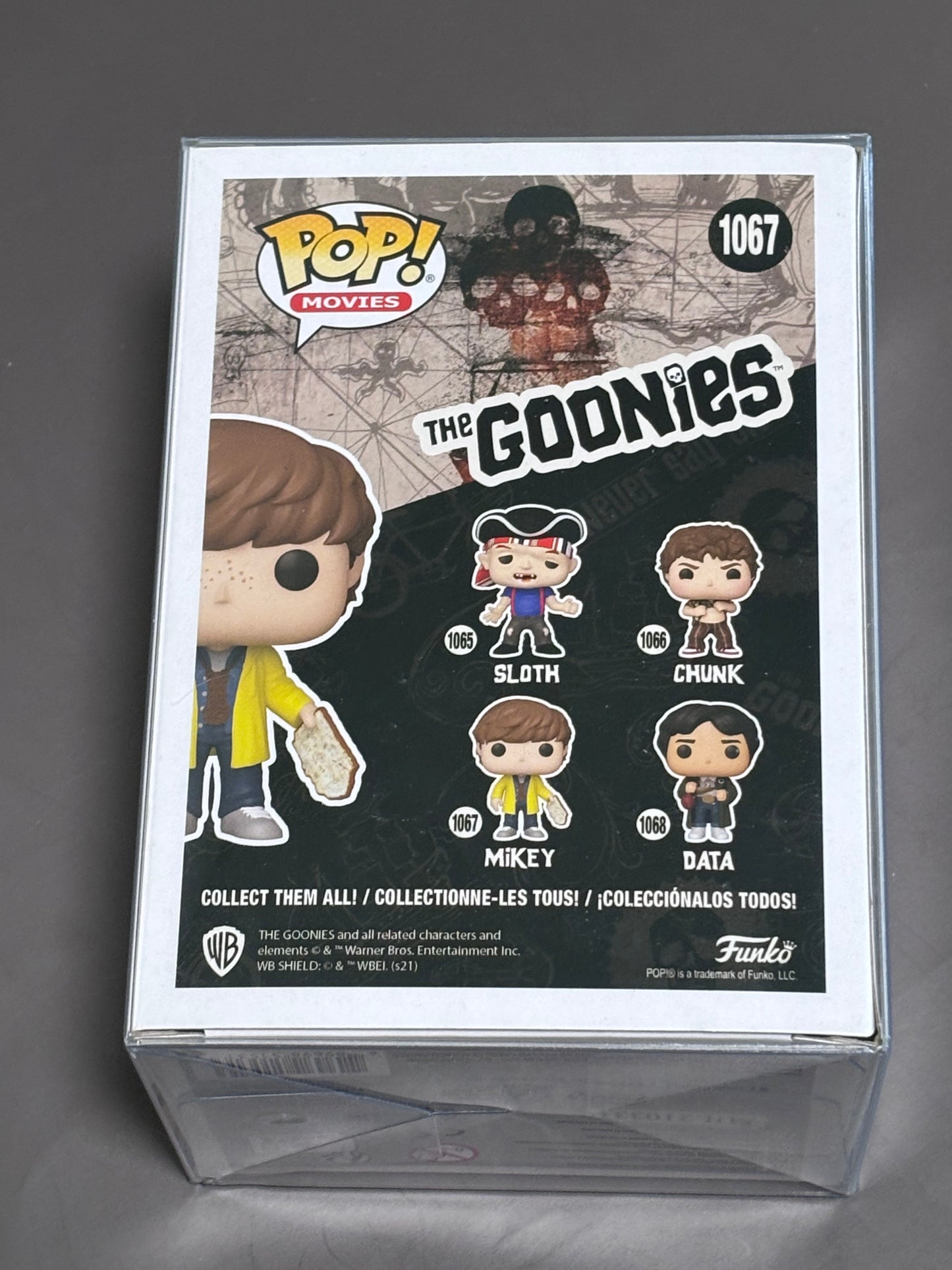 Funko Pop Movies The Goonies Mikey with Map #1067 Vinyl Figure NIB