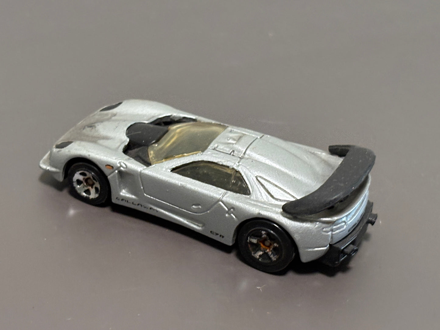 Vintage Hot Wheels 1997  Silver Callaway C-7 Diecast Collectible Car Mattel HW