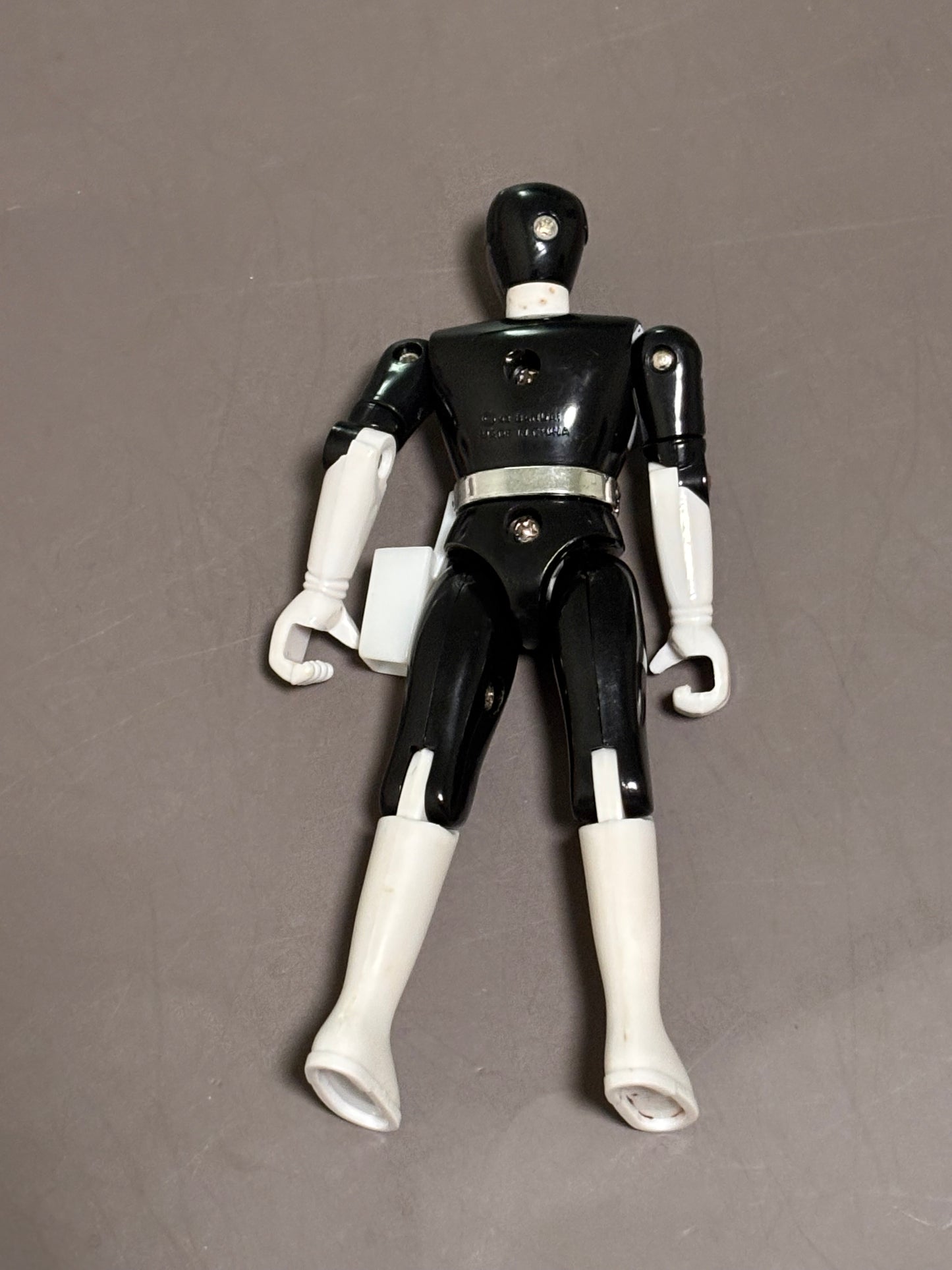 1993 Bandai Mighty Morphin Power Rangers Black Ranger 4.5” Action Figure