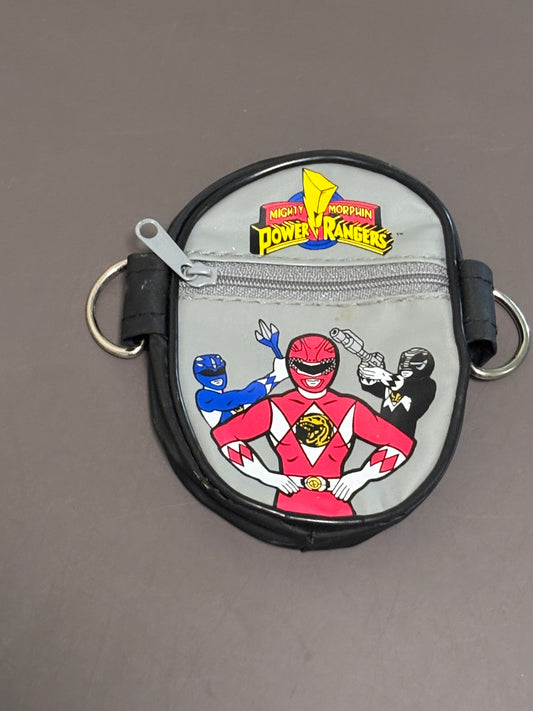 Vintage Mighty Morphin Power Rangers Bandai Coin Purse Fanny Pack 1994 Saban