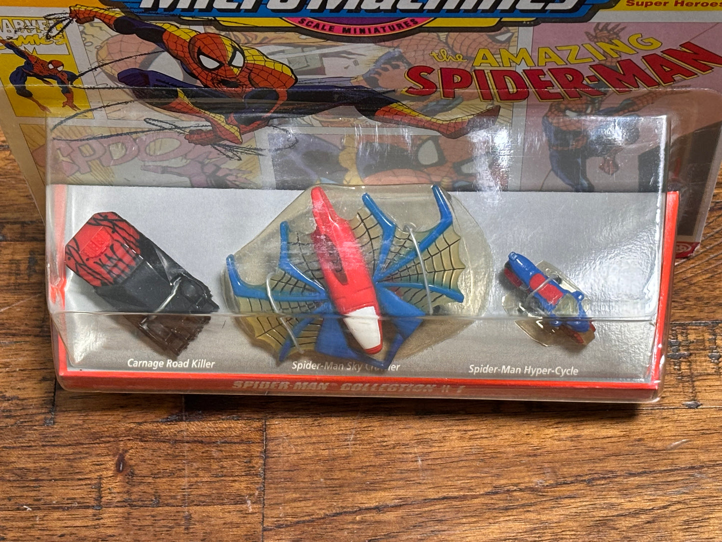 Spider-Man Collection #1 - Micro Machines - Galoob 1993 New Mini Miniature Vehicles