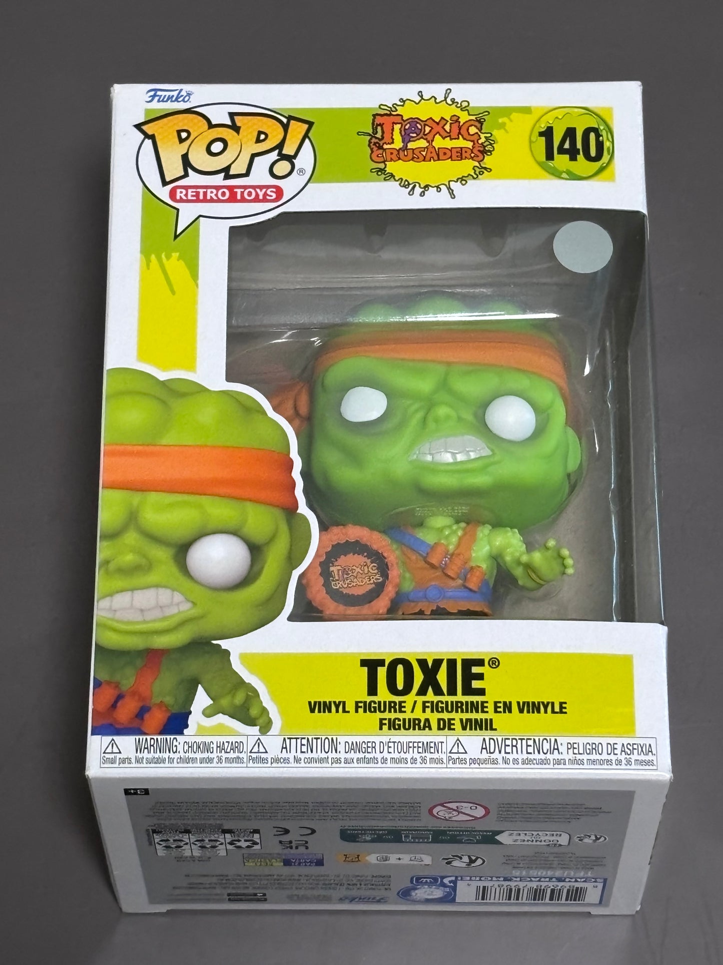 TOXIE - Toxic Crusaders Funko POP! Retro Toys #140 Collectible Vinyl Figure New