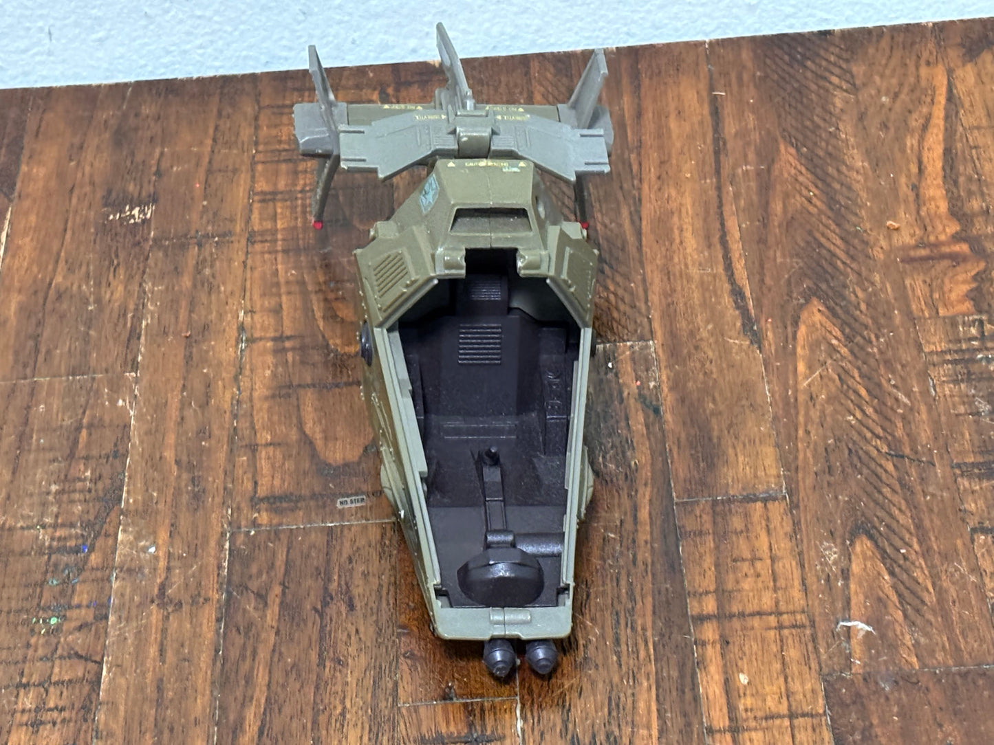 2010 POC G.I. Joe Ghost Hawk Aplha Vehicle Helicopter Vintage Green