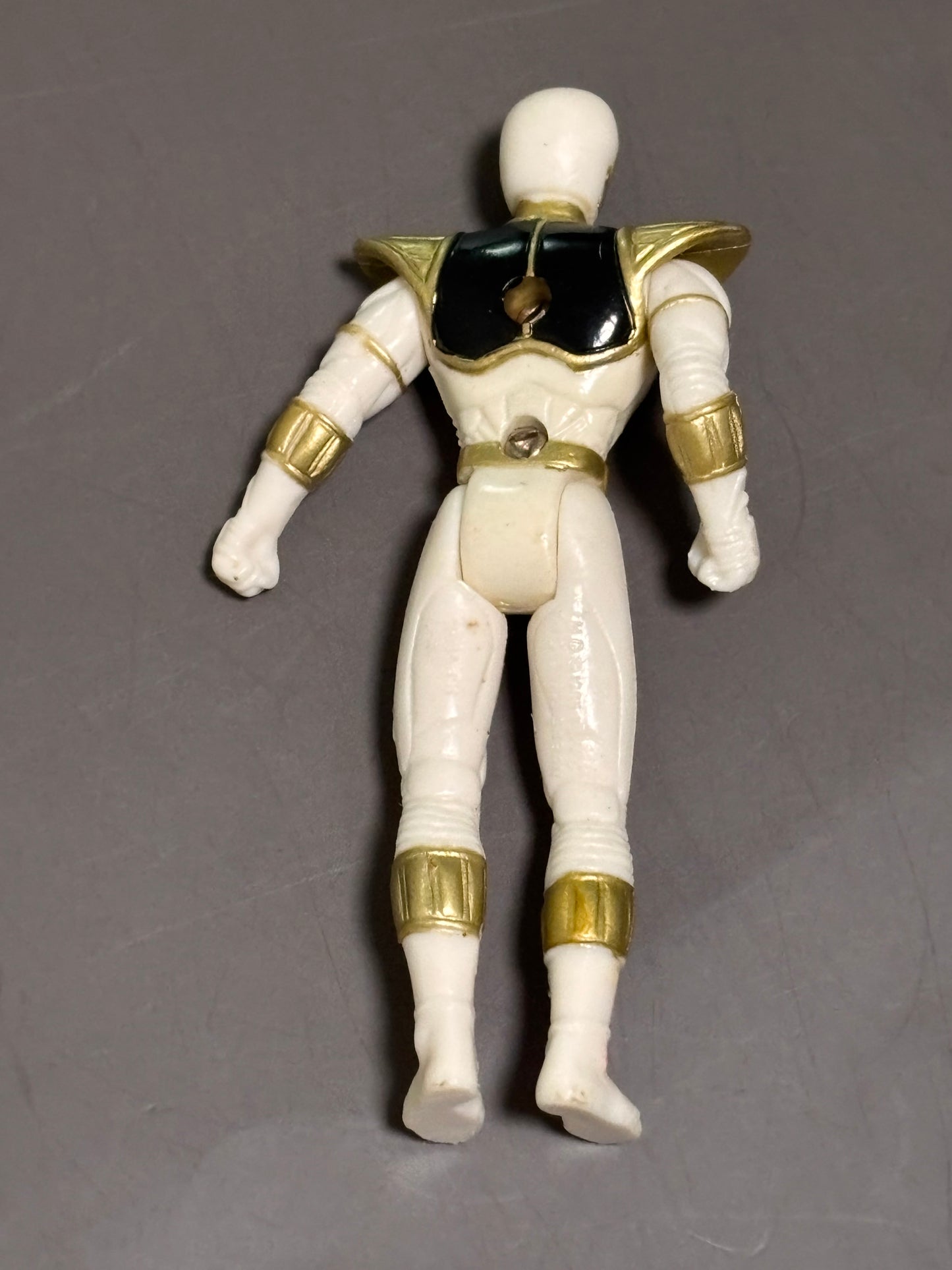 Vintage Mighty Morphin Power Rangers White Ranger Action Figure 4" 1995