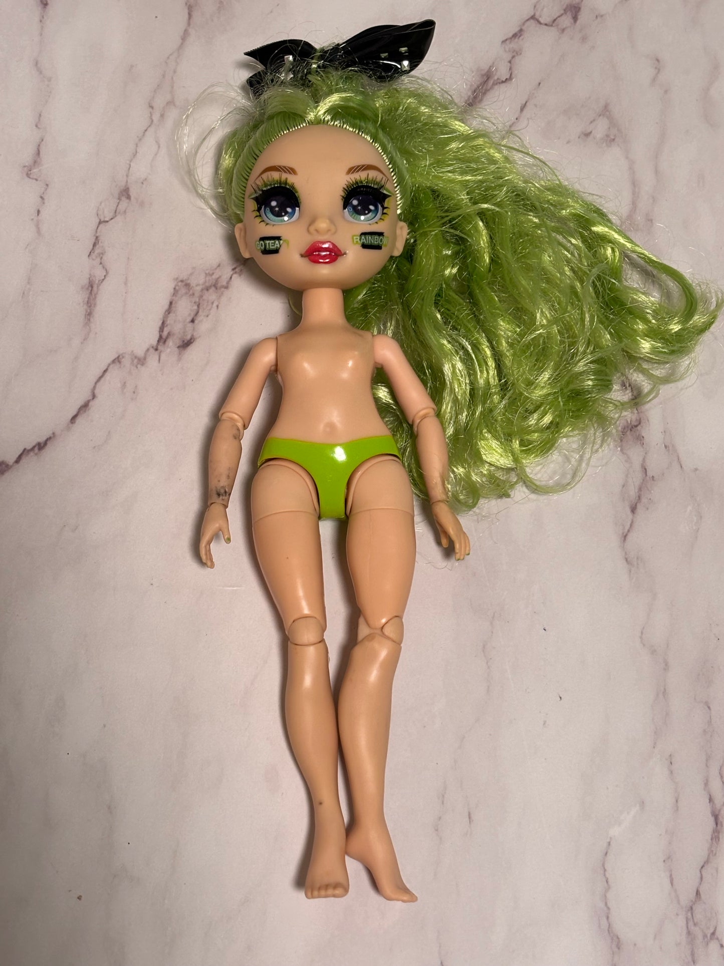 Rainbow High Cheer Jade Hunter Articulated Doll Green Cheerleader MGA