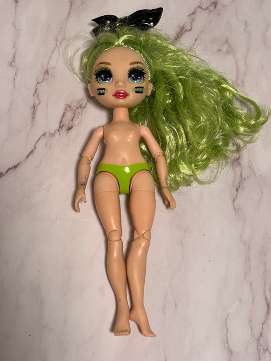 Rainbow High Cheer Jade Hunter Articulated Doll Green Cheerleader MGA
