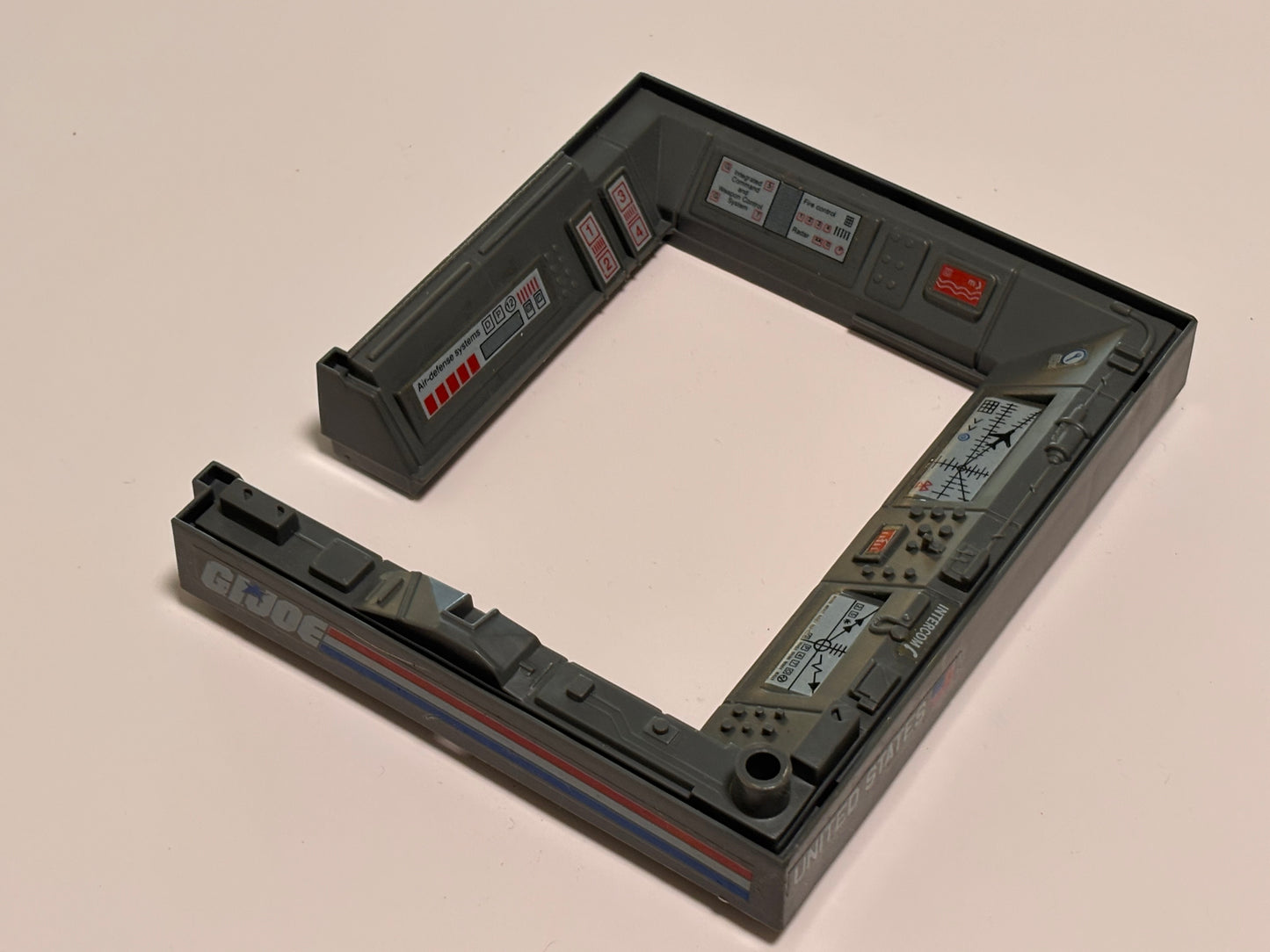 Vintage G.I. Joe Headquarter Comm Center Control Room Panel Piece M-3972-1 ARAH