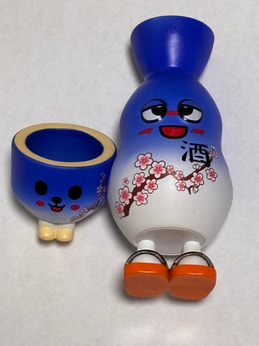 Tokidoki Toki Boozy Besties Series Lucky Maido & Kanpai Miniature Mini Vinyl Figure 3” Anime