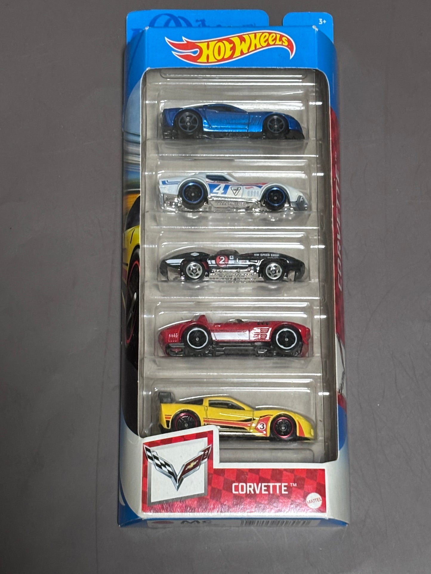 Hot Wheels 2021 Corvette 5 Vehicle Gift Pack #GTN35 1:64 Scale Diecast