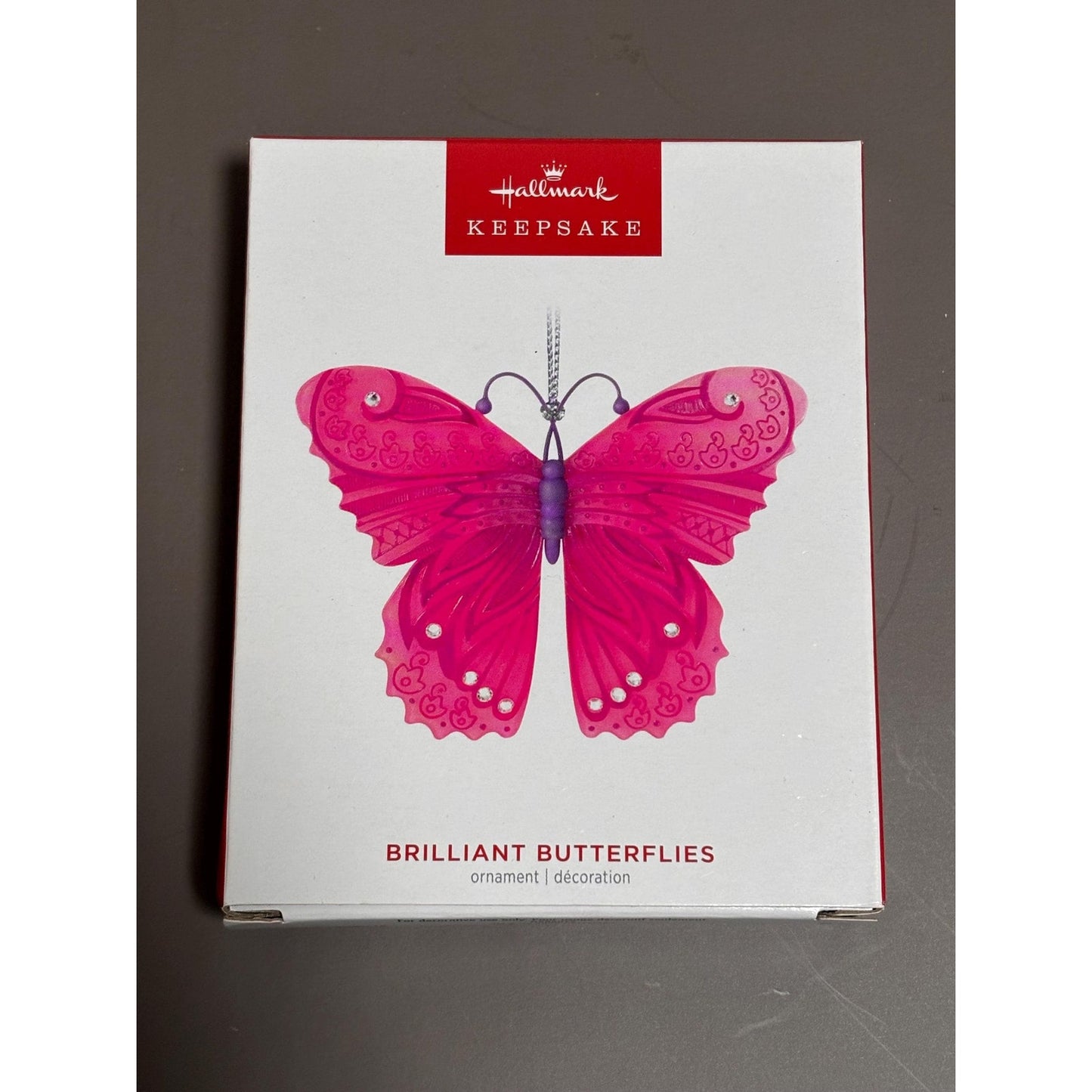 BRILLIANT BUTTERFLIES 2023 Hallmark Keepsake Ornament 7th in Series Pink