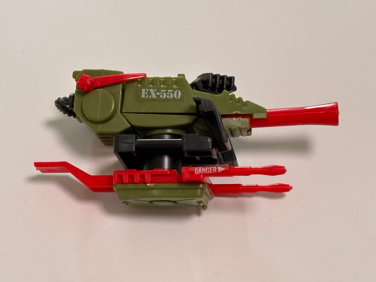 GI Joe Vehicle PAC RAT Flame Thrower Dark Green Mail Away Vintage Vehicle 1983