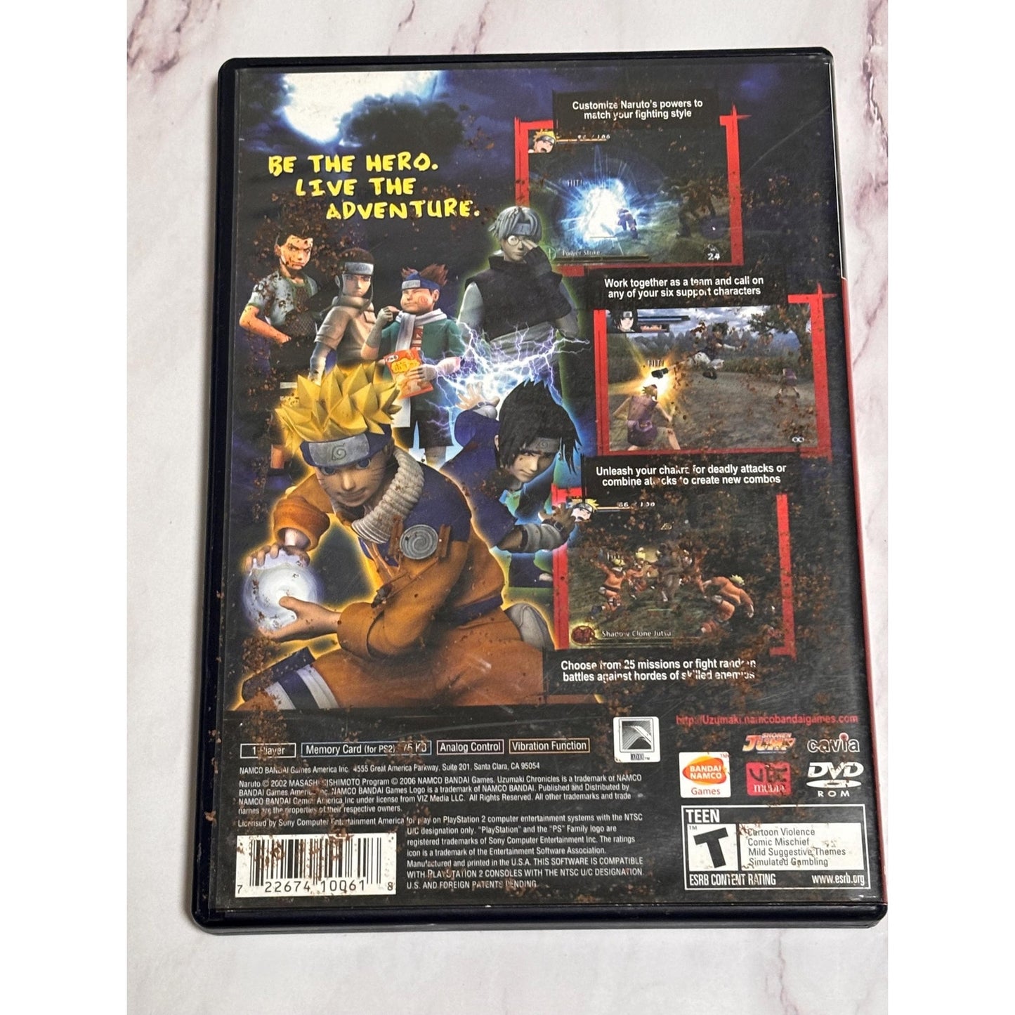 Naruto Uzumaki Chronicles 2 - PlayStation 2 No Manual Tested PS2