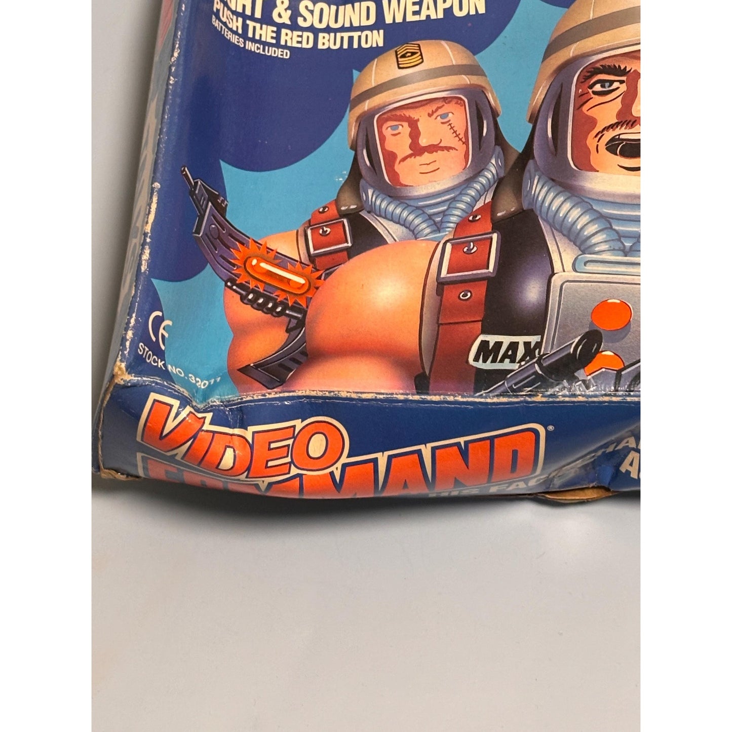 Vintage Toy Island Video Command 1992 12" Action Figure "Max"