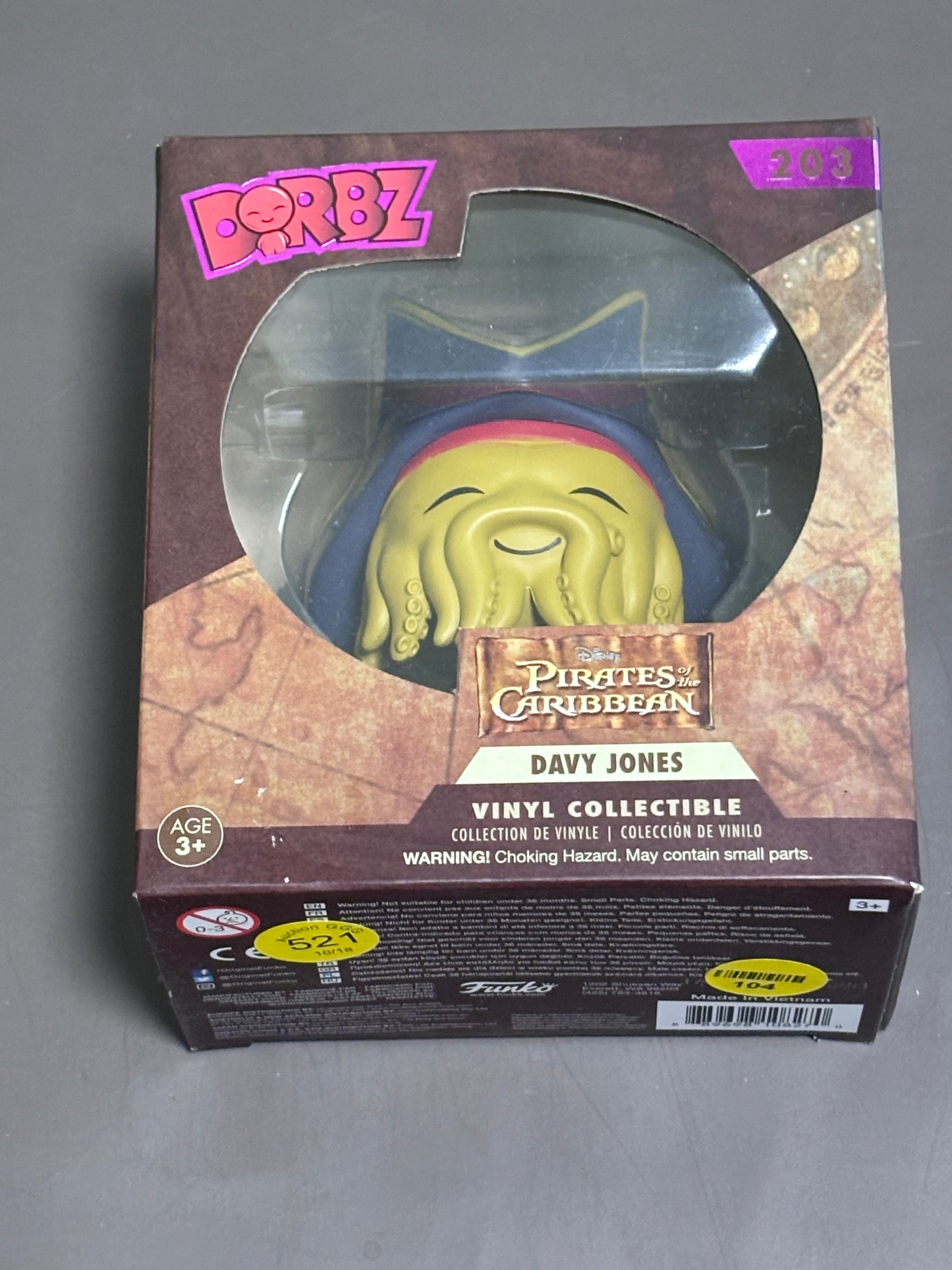 Funko Dorbz: Disney - Davy Jones #203 Pirates of the Caribbean Vinyl Collectible