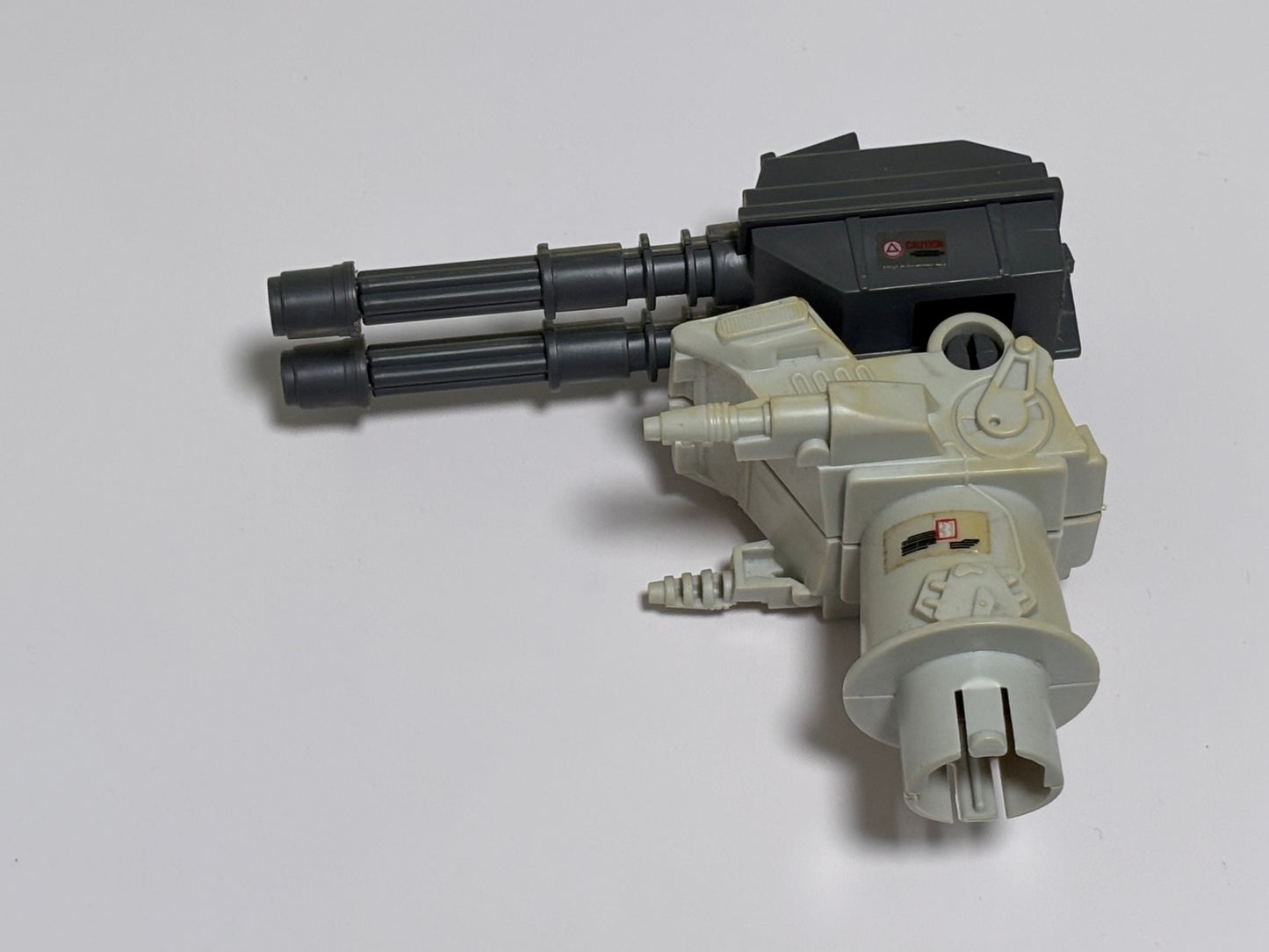 G.I. JOE 1985 Tactical Battle Platform Cannon Gun With Both Gun Caps ARAH