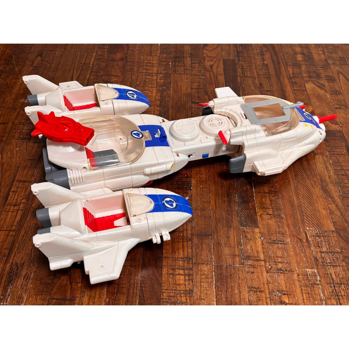 TozBiz 1995 Fantastic 4 Fantasticar Modular Vehicle Ship Vintage marvel