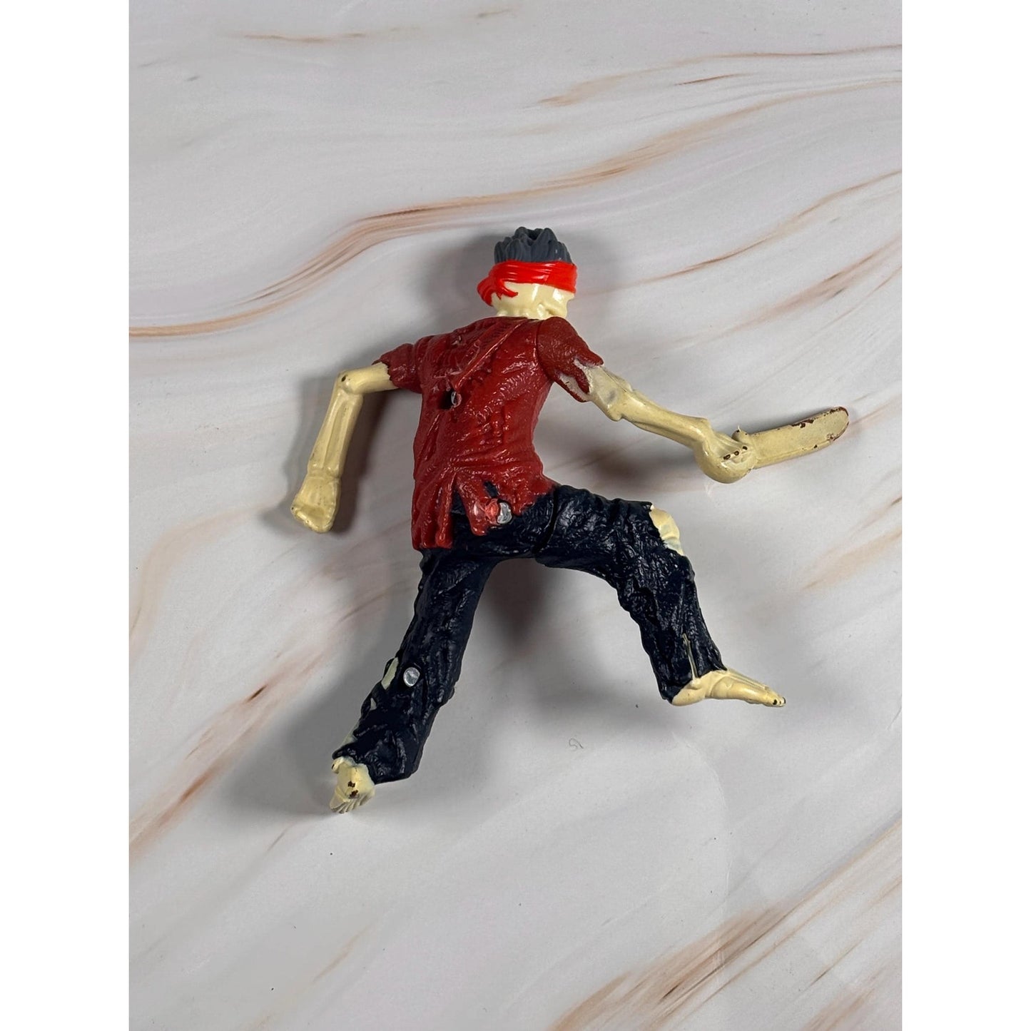 2008 Sword Swinging Skeleton 4.25" Figure McDonald's #5 Pirates Of Caribbean