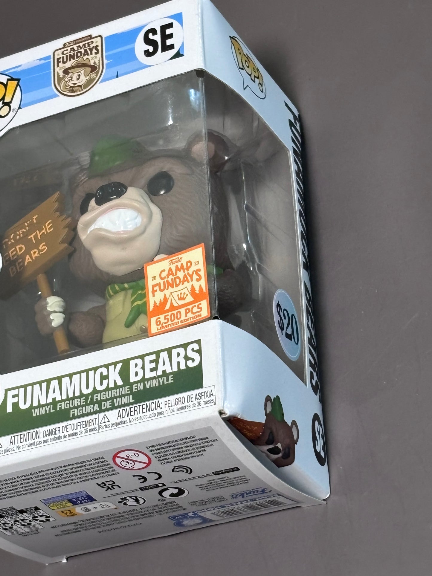 Funko Pop! Funamuck Bears Camp Fundays SE Limited Edition Vinyl Figure 6500 2023