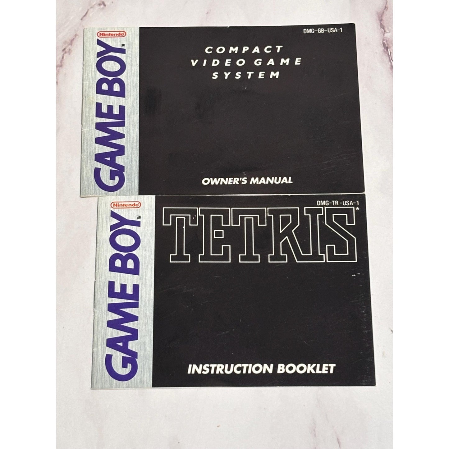 Lot of 2 Nintendo Gameboy Instruction Owners Manual Tetris Compact Video Game