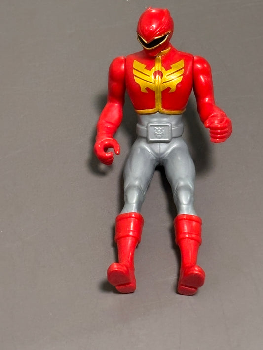 Red Power Ranger 4" Figure For Sky Brother Megaforce Series Zord Vehicle Bandai