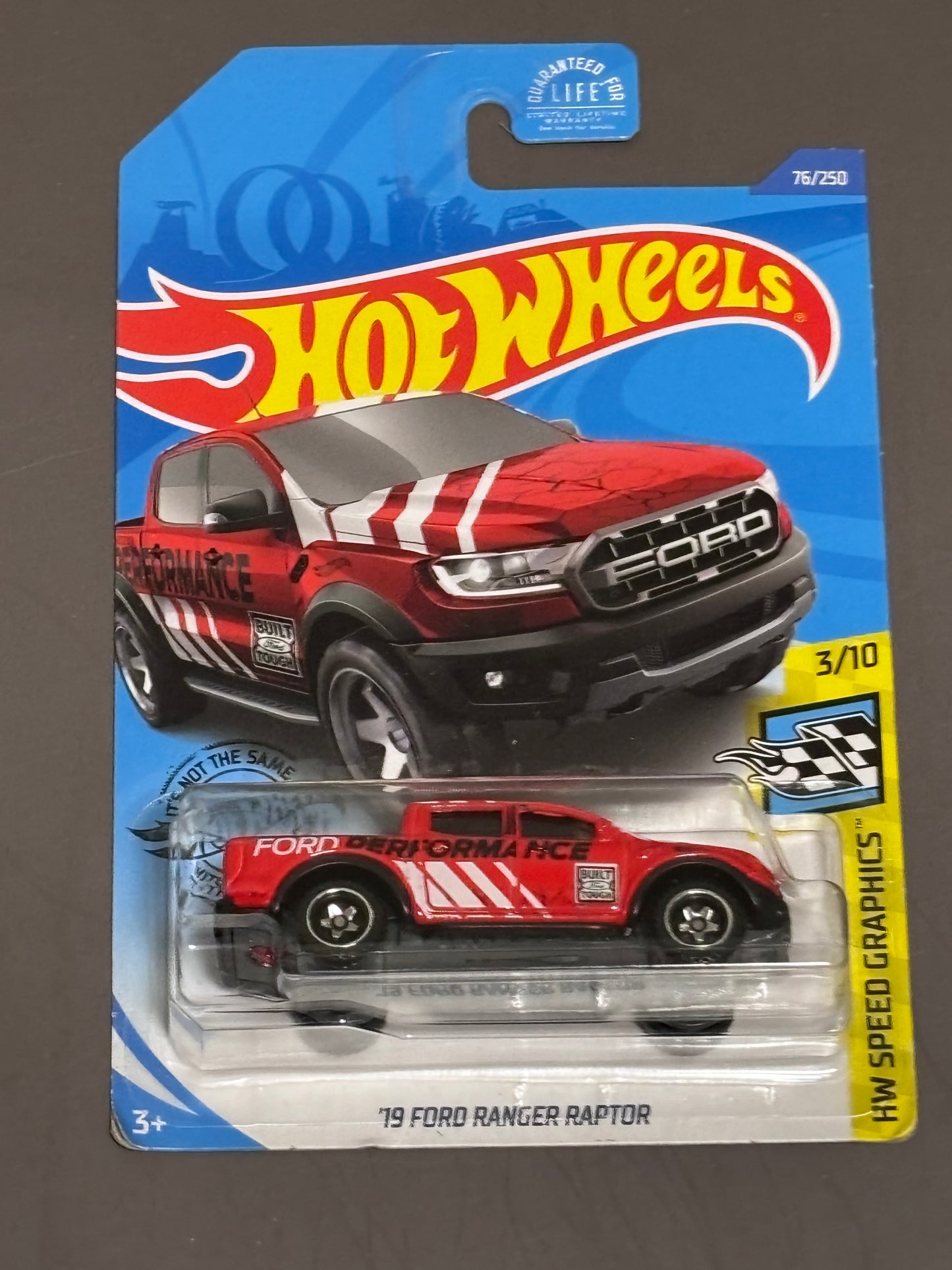 Hot Wheels '19 Ford Ranger Raptor #076 HW '20 Speed Graphics 3/10 Red VHTF!