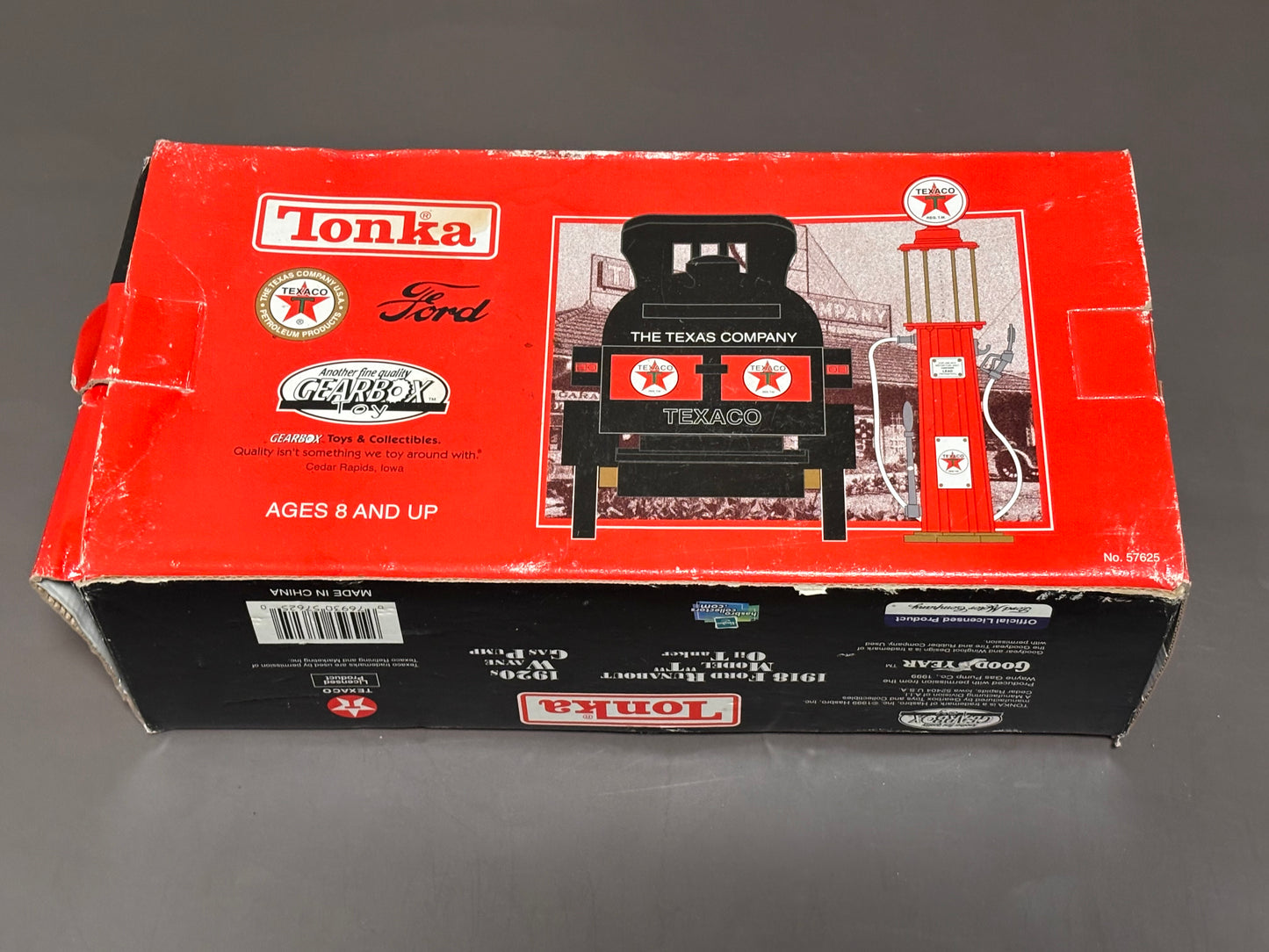 Gearbox Tonka 1918 Ford Model T Runabout Coin Bank & Wayne Gas Pump Texaco 57625