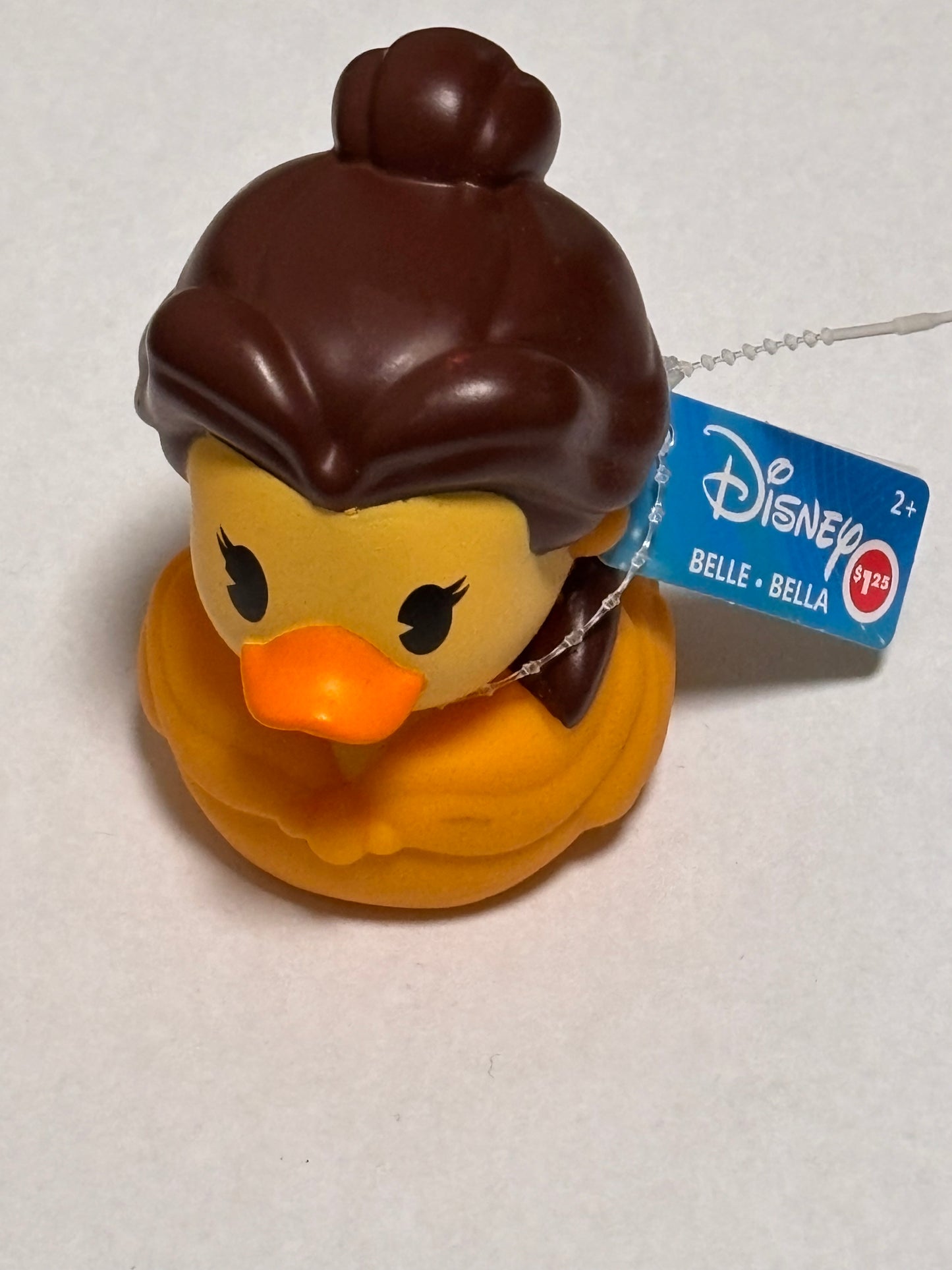 Disney Pixar Just Play 2024 Rubber Duck Duckie 3” Plastic Bath Toy Cruise Jeep Beauty and The Beast Belle New NWT