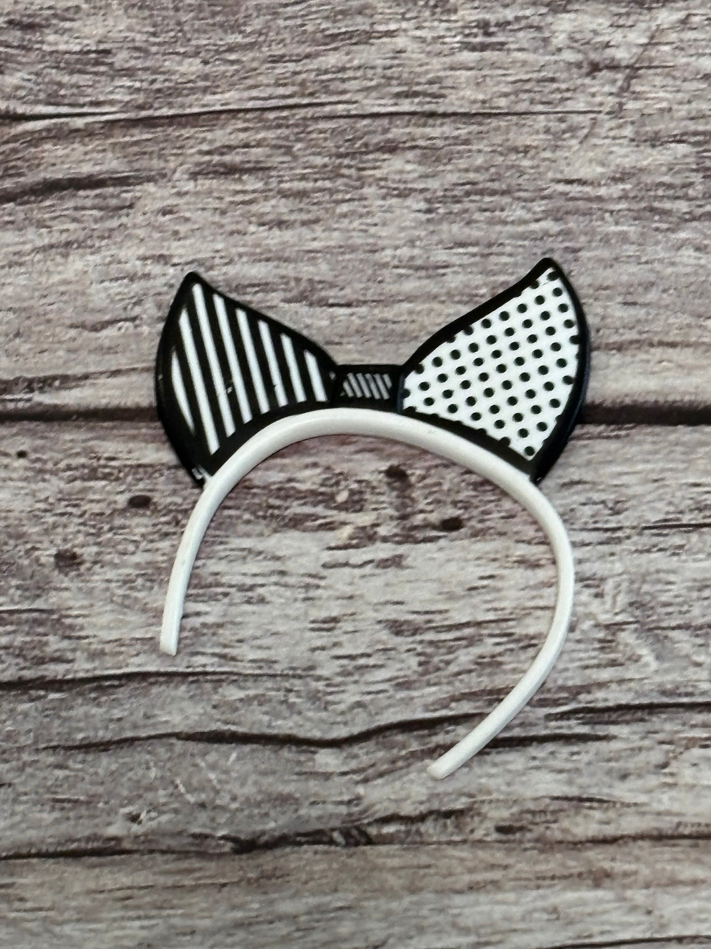LOL OMG Starlette Accessory Double Sided Headband Black White & Red Black