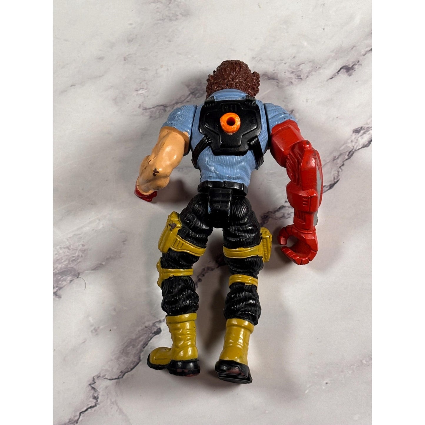 Bionic Commando Cyborg Robot 4.5" Loose Action Figure with Red Arm