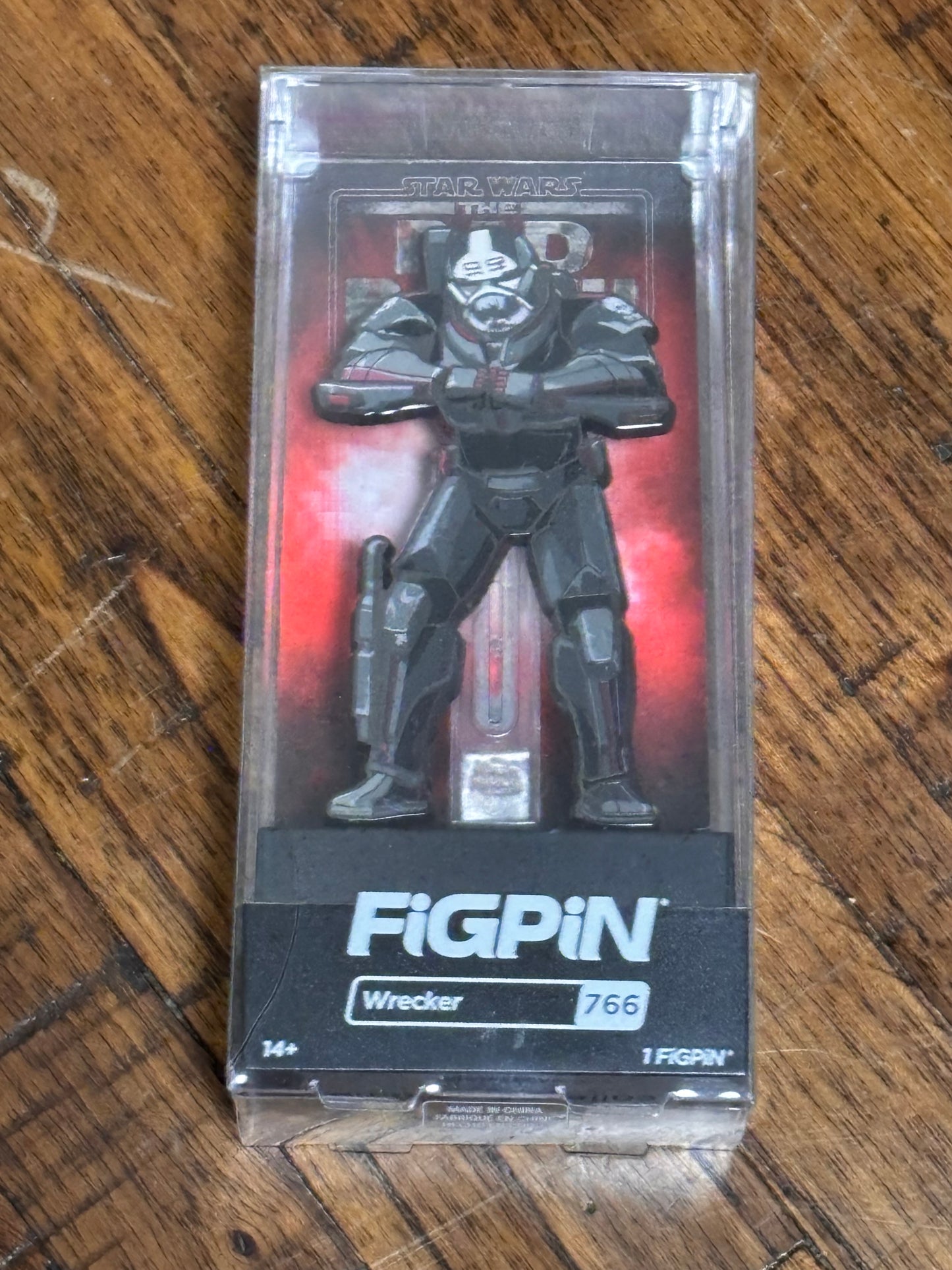 FigPin New Collectible Enamel Pin Disney Star Wars Bad Batch # 766  Wrecker
