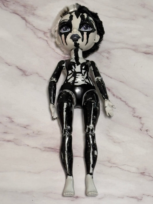 MGA Rainbow Shadow High Doll Heather Grayson Black White Hair OOAK