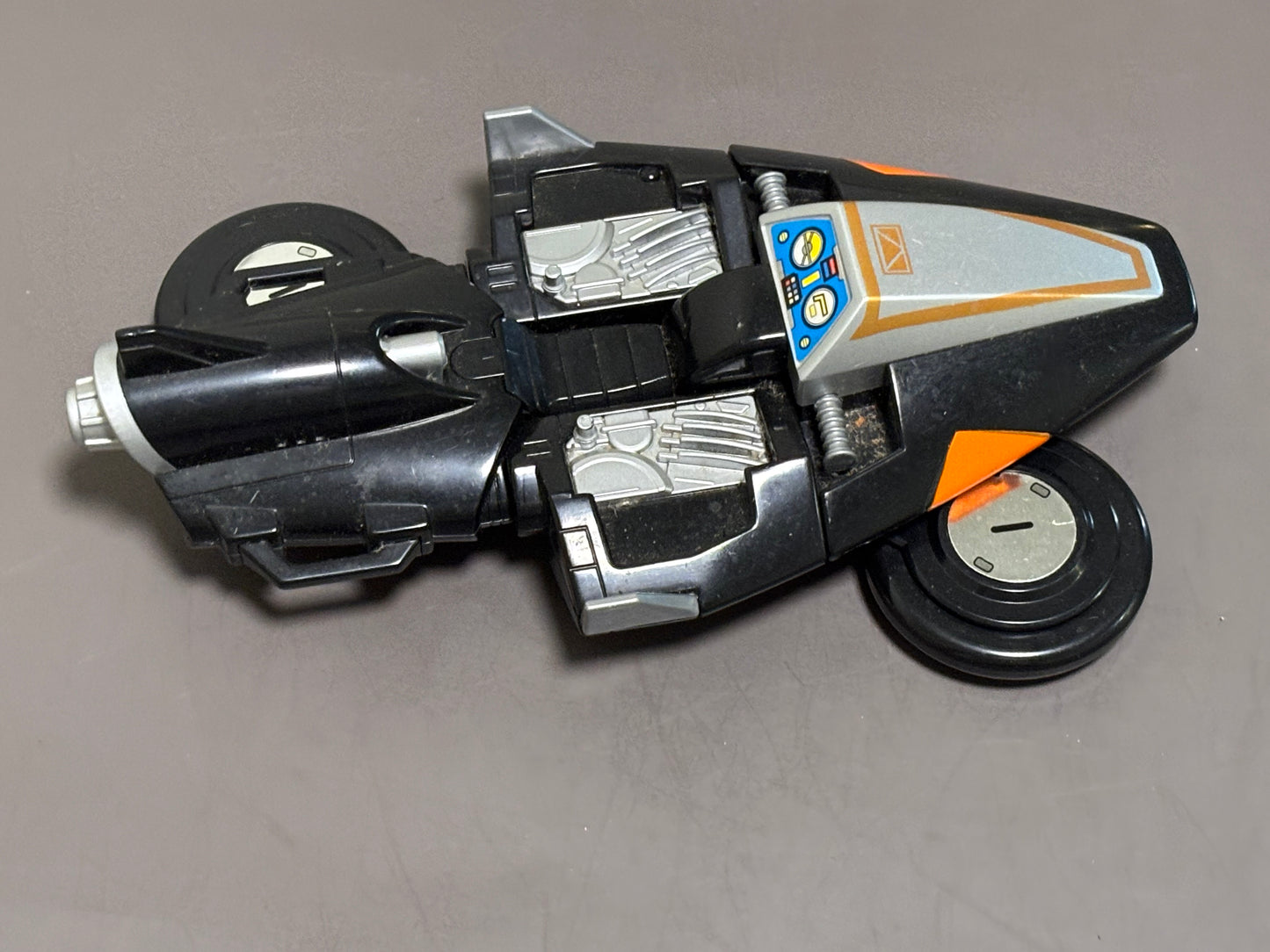 Vintage Power Rangers In Space Deluxe Silver Ranger Galaxy Cycle 1997 Bandai