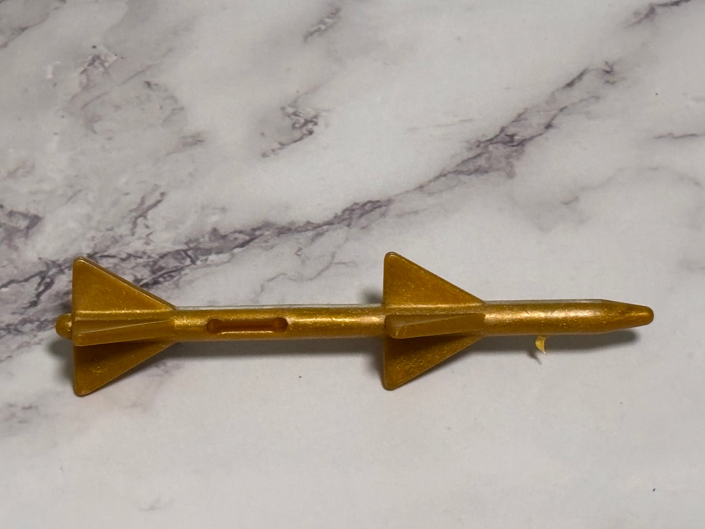 GI Joe 1988 Destro’s AGP Missile Vintage Vehicle Part ARAH Hasbro Gold Arah