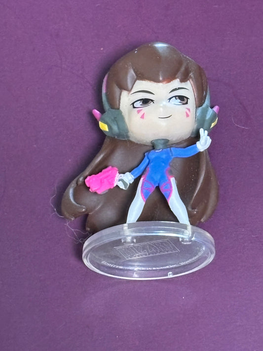 Overwatch D.va Figure Collectible Toy Mini Cute But Deadly Series 3 Blizzard 3”