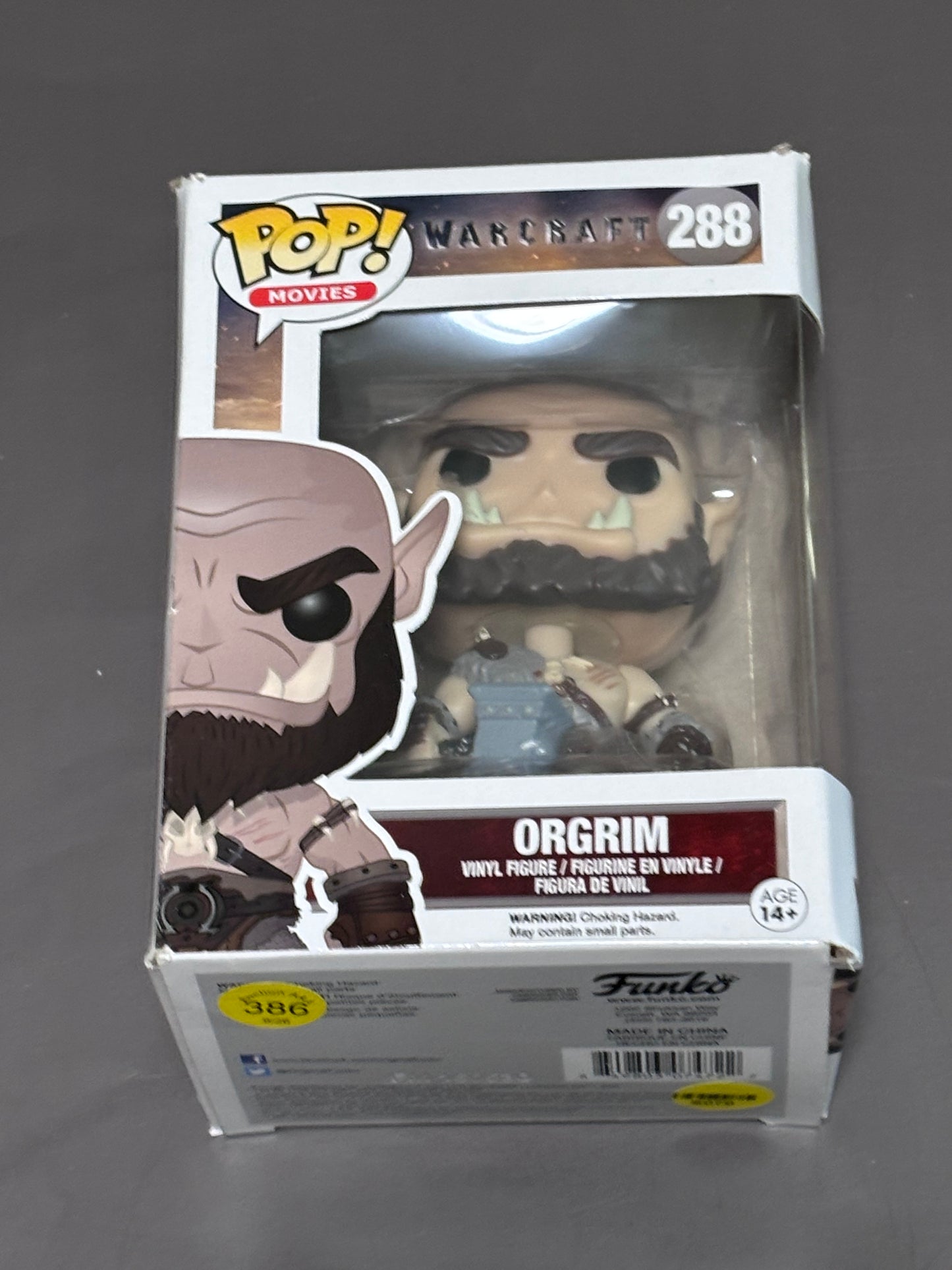 Funko Pop! Orgrim 288 Warcraft Classic Video Game Vinyl Figure Toy Merch WoW