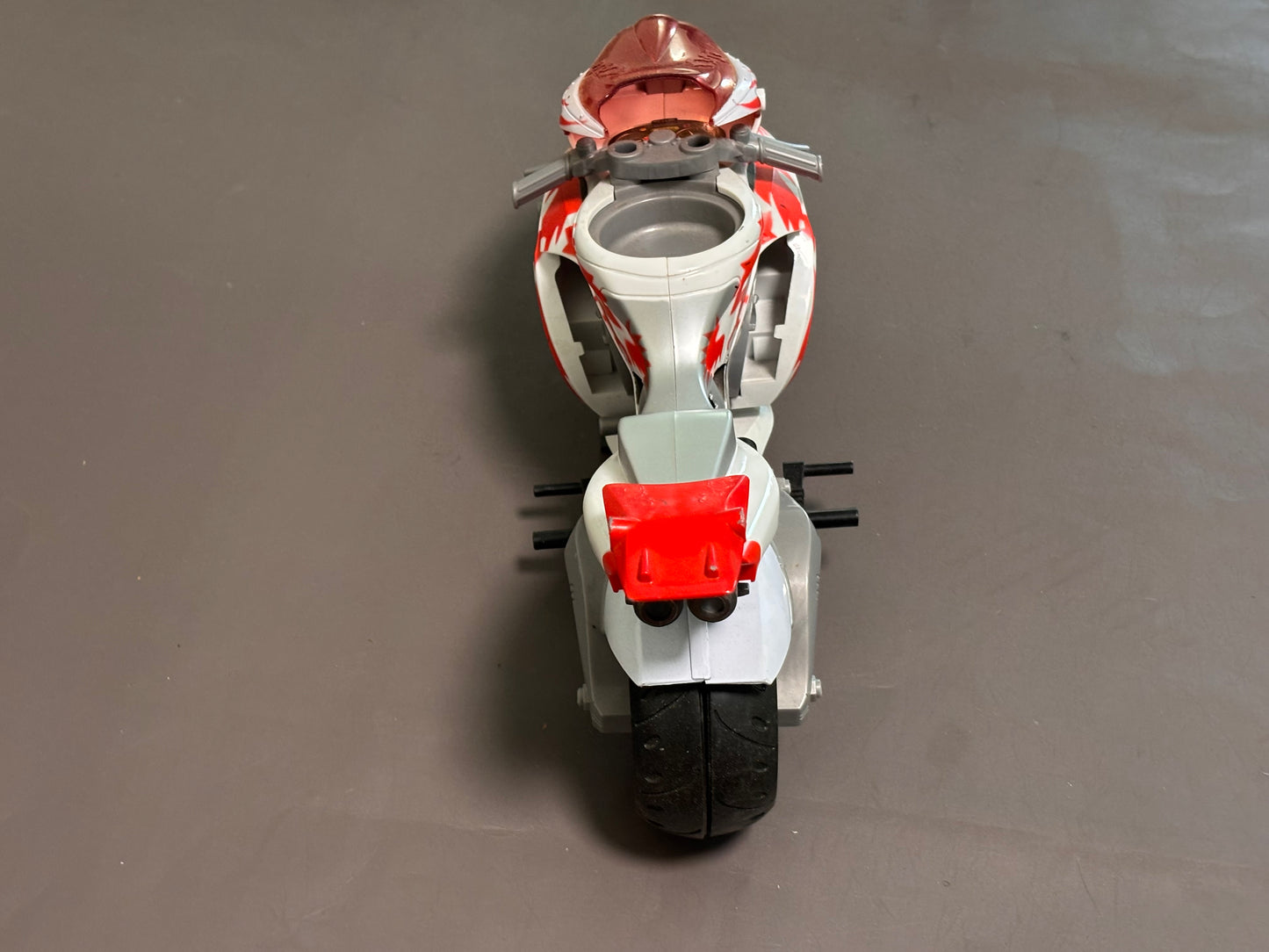 2005 GI JOE Sigma 6 Ninja Hovercycle Motorcycle Hasbro Action Figure Red