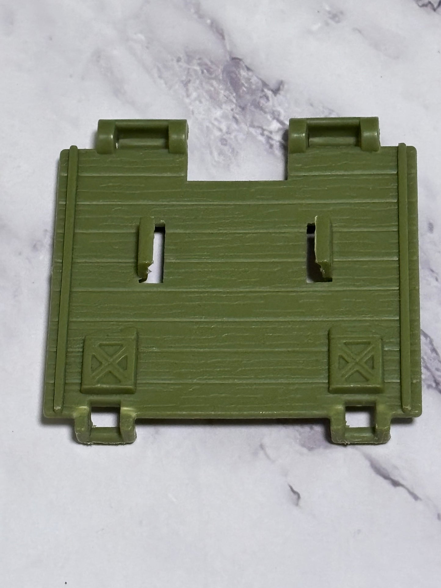 GI Joe ARAH 1987 Coastal Defender Green Part Back Rear Panel Hatch Vintage