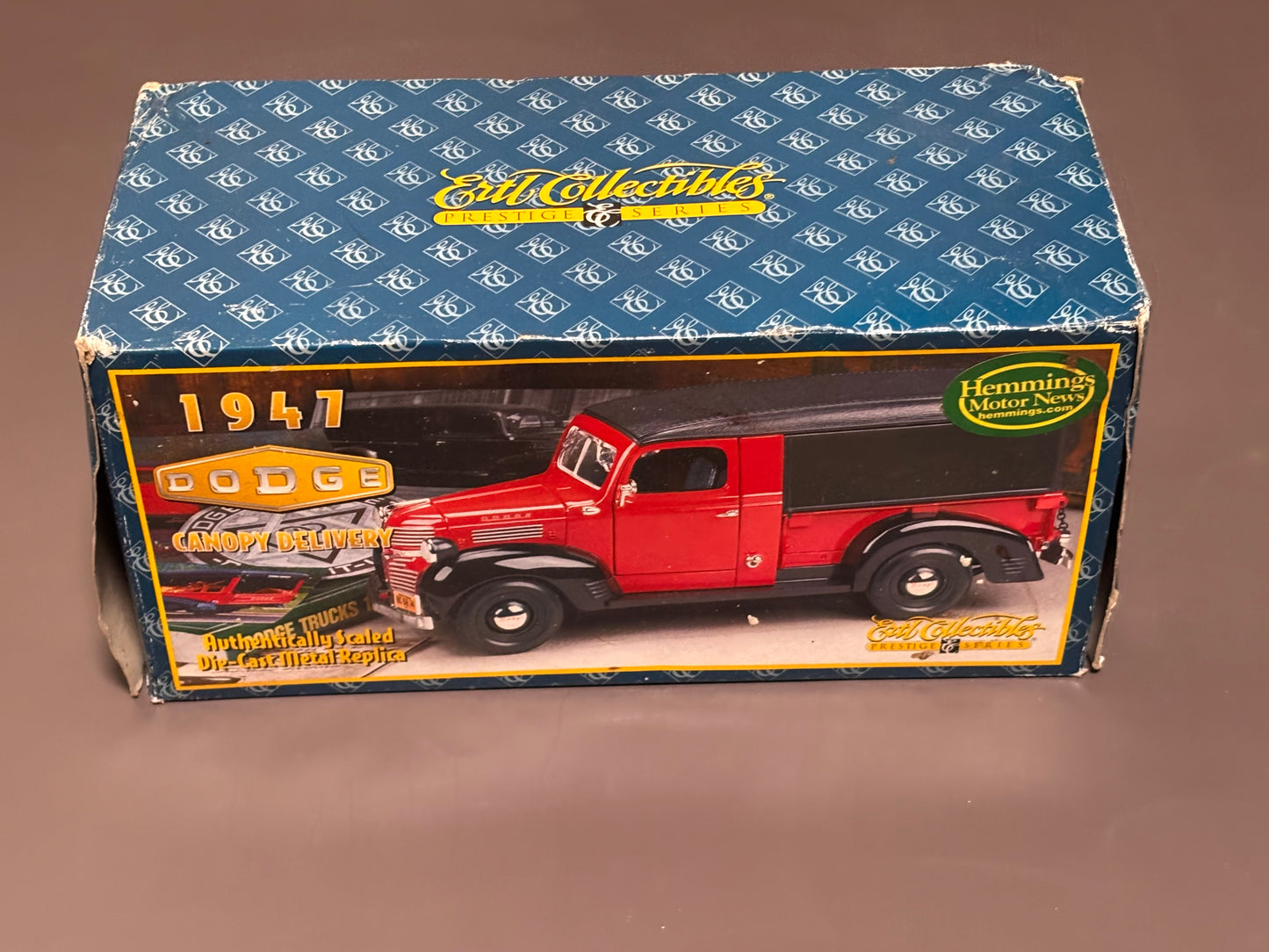 1947 Dodge Truck Delivery ERTL Prestige Series 1/25 Hemmings Panel Canopy Unique