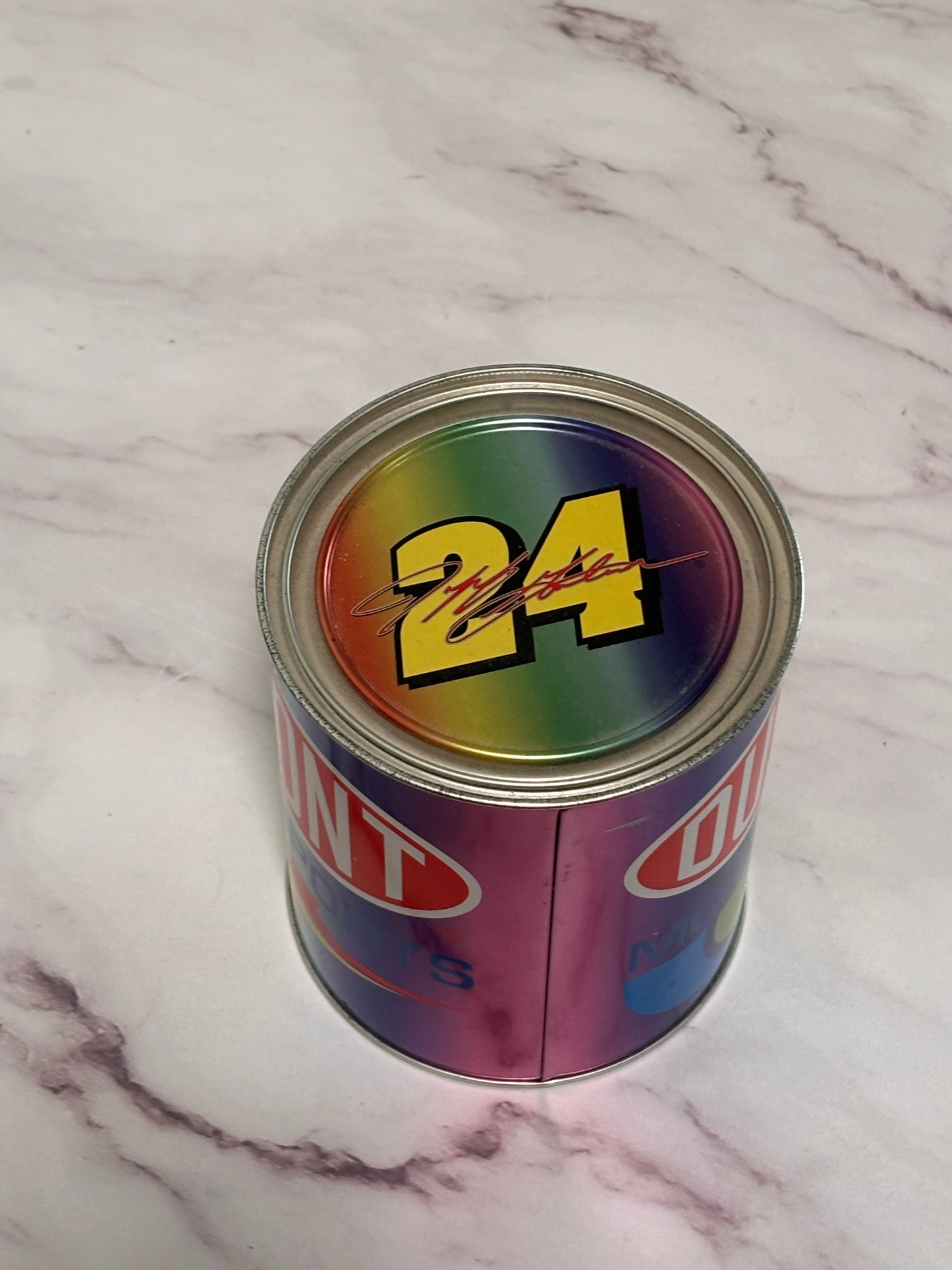 DU Pont Motorsports Oil Can 2002 #24 Gordon Exact Replica Car NASCAR Racing