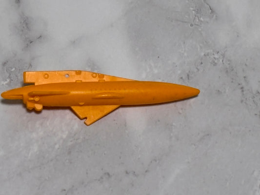 Snow Cat 1985 G.I. Joe ARAH  Vintage Vehicle Weapon Torpedo Missile Bomb Part