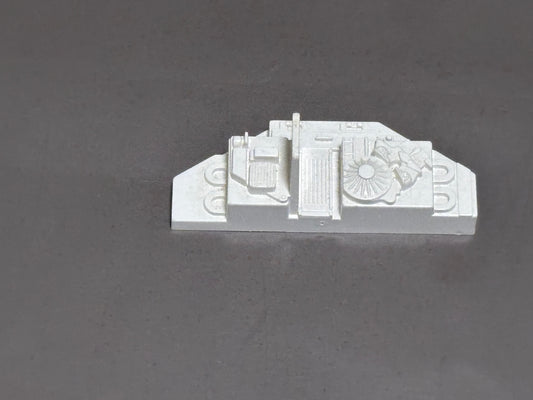 GI Joe 1985 Snow Cat White Engine Hatch Cover Vintage Vehicle Part ARAH M-3940