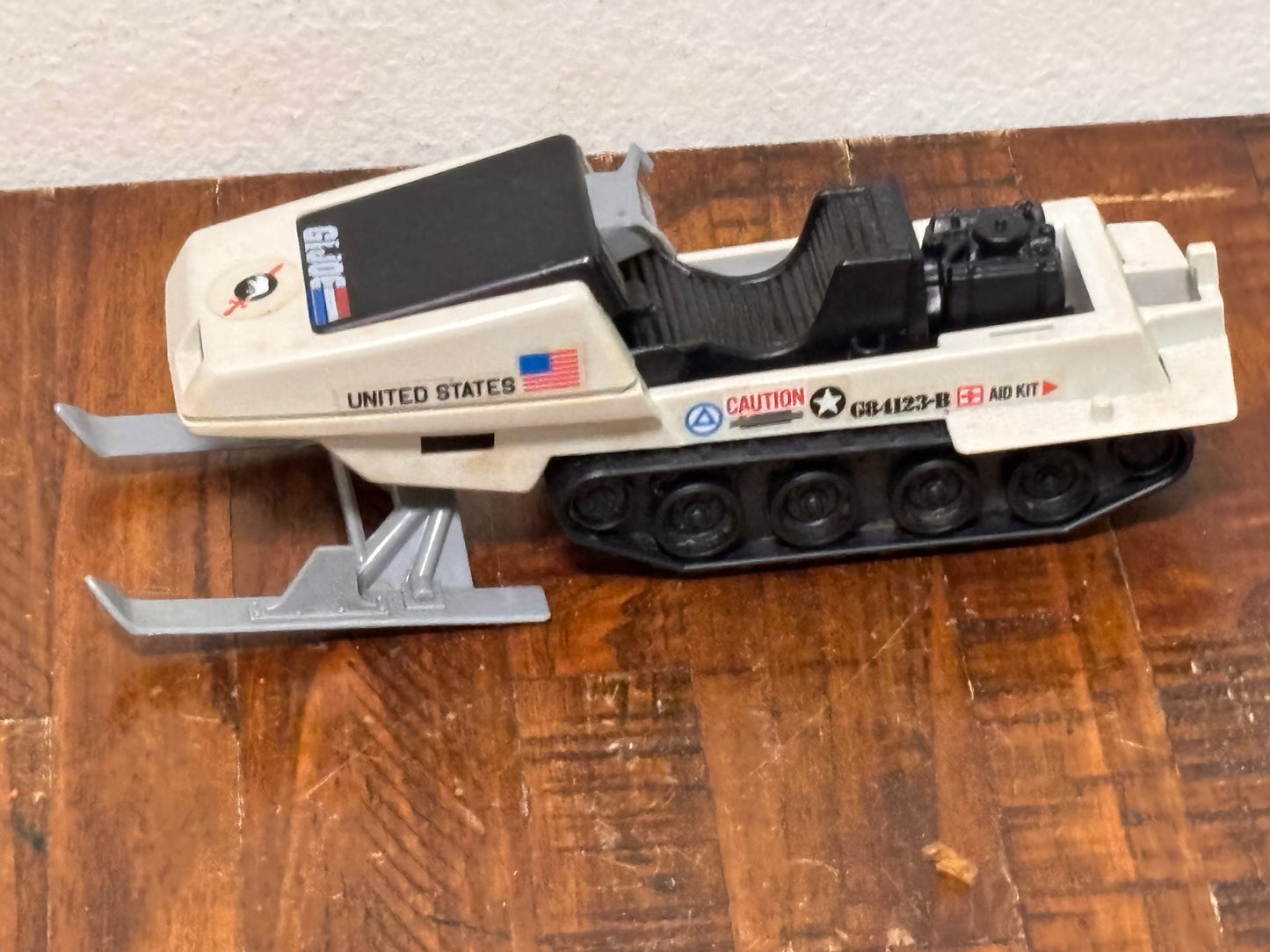 Vintage Hasbro 1983 GI Joe Polar Battle Bear Skimobile Snowmobile Vehicle