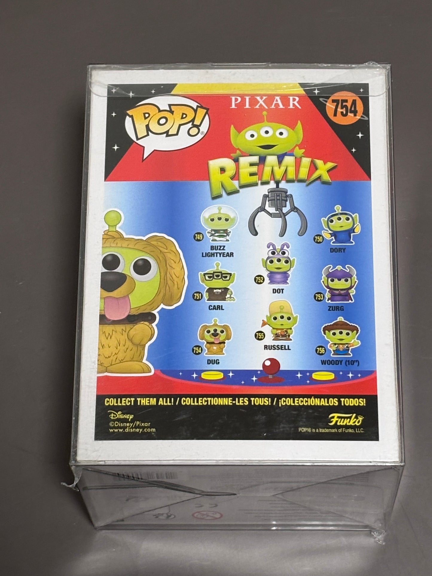 Funko Pop! Disney Pixar Remix Dug Flocked Vinyl Figure #754 Target Exclusive