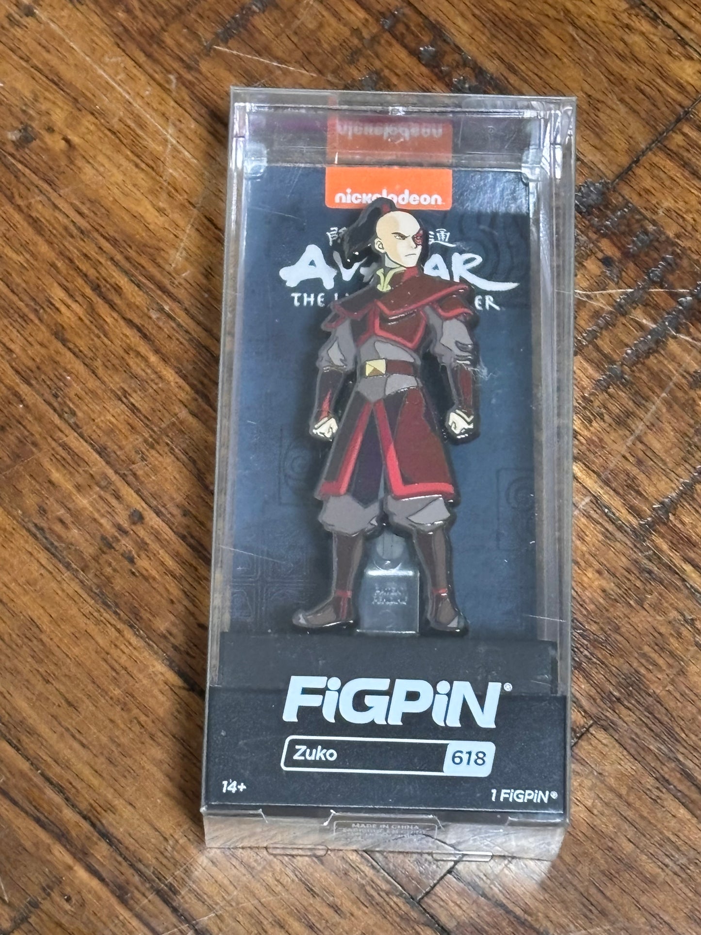 FigPin New Collectible Enamel Pin Nickelodeon Avatar The Last Airbender #618 Zuko