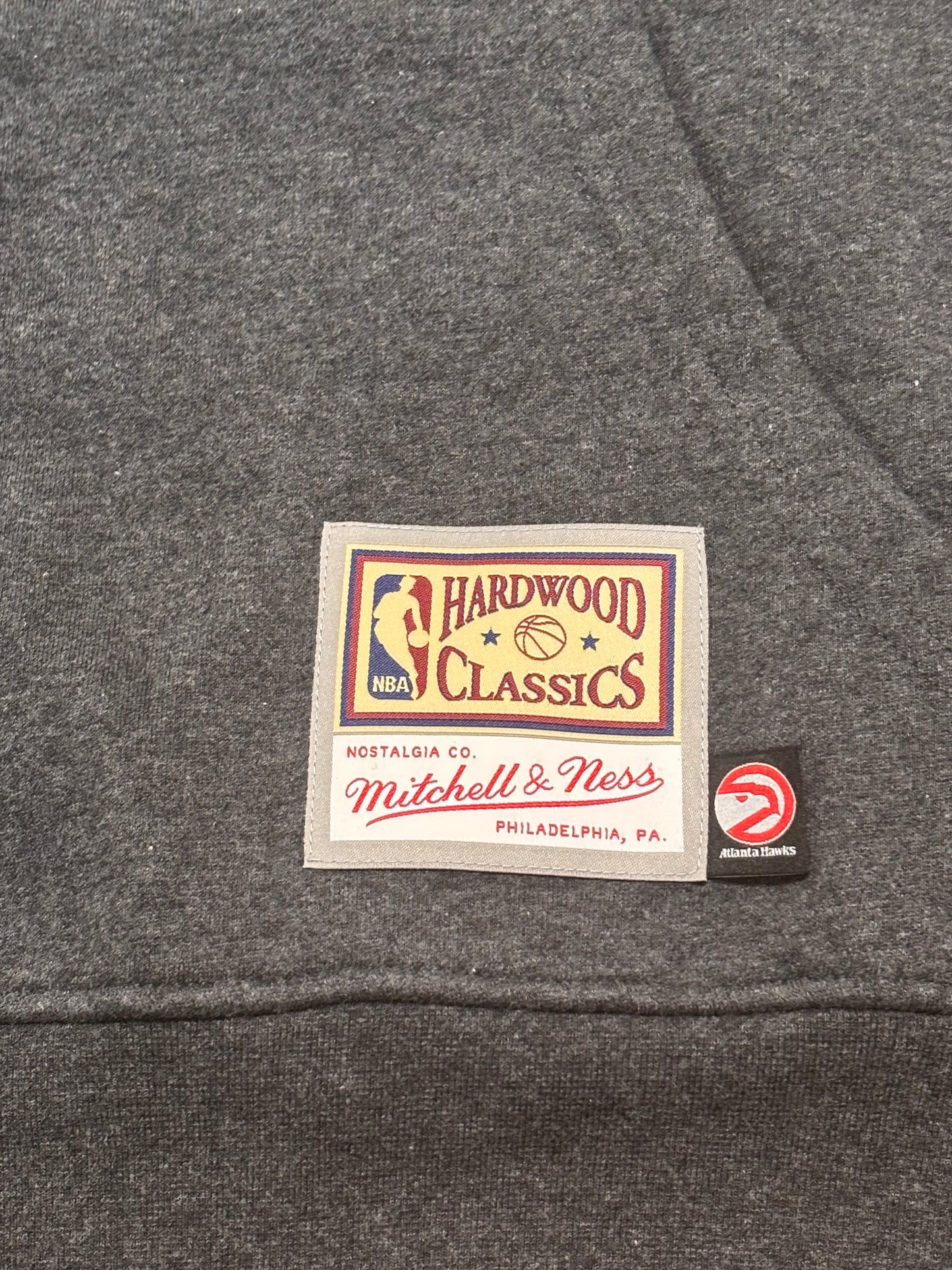 Atlanta Hawks Mitchell & Ness Hardwood Classic HWC NBA Retro Camo Ghost Pullover Hoodie Hooded Sweat Shirt Black Men’s Large L New NWT